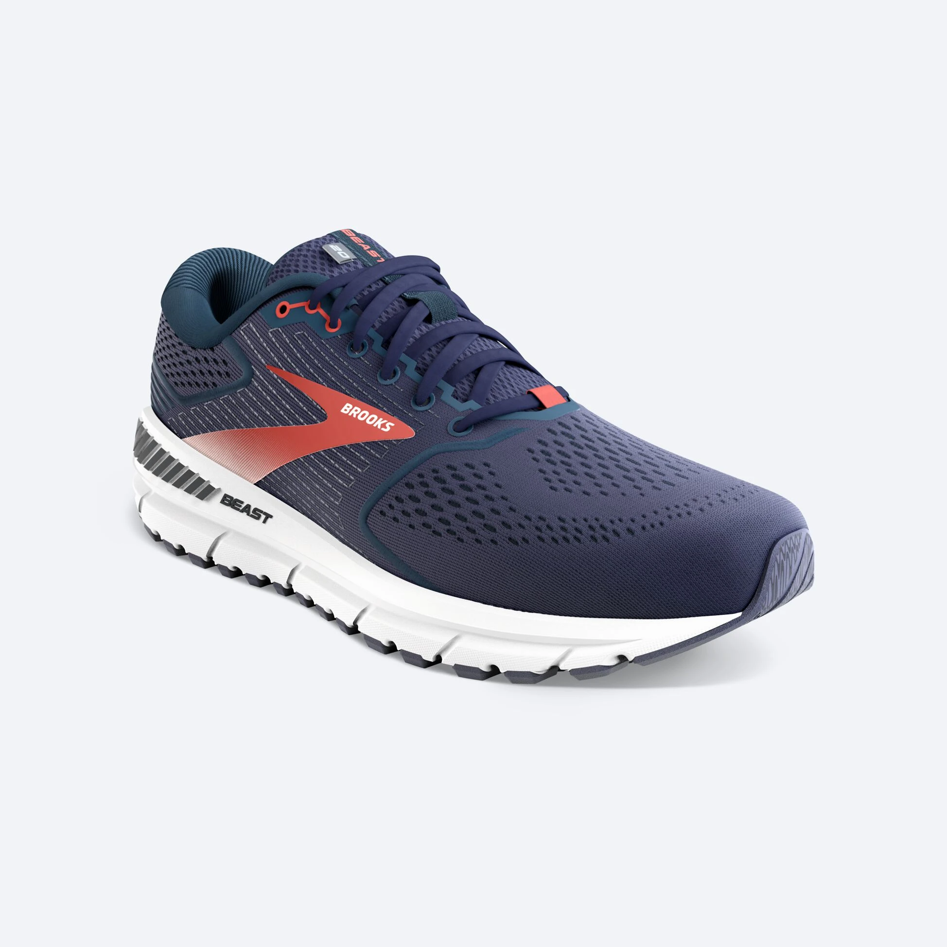 Brooks Beast '20 480 - Peacoat/Midnight/Red - Image 2