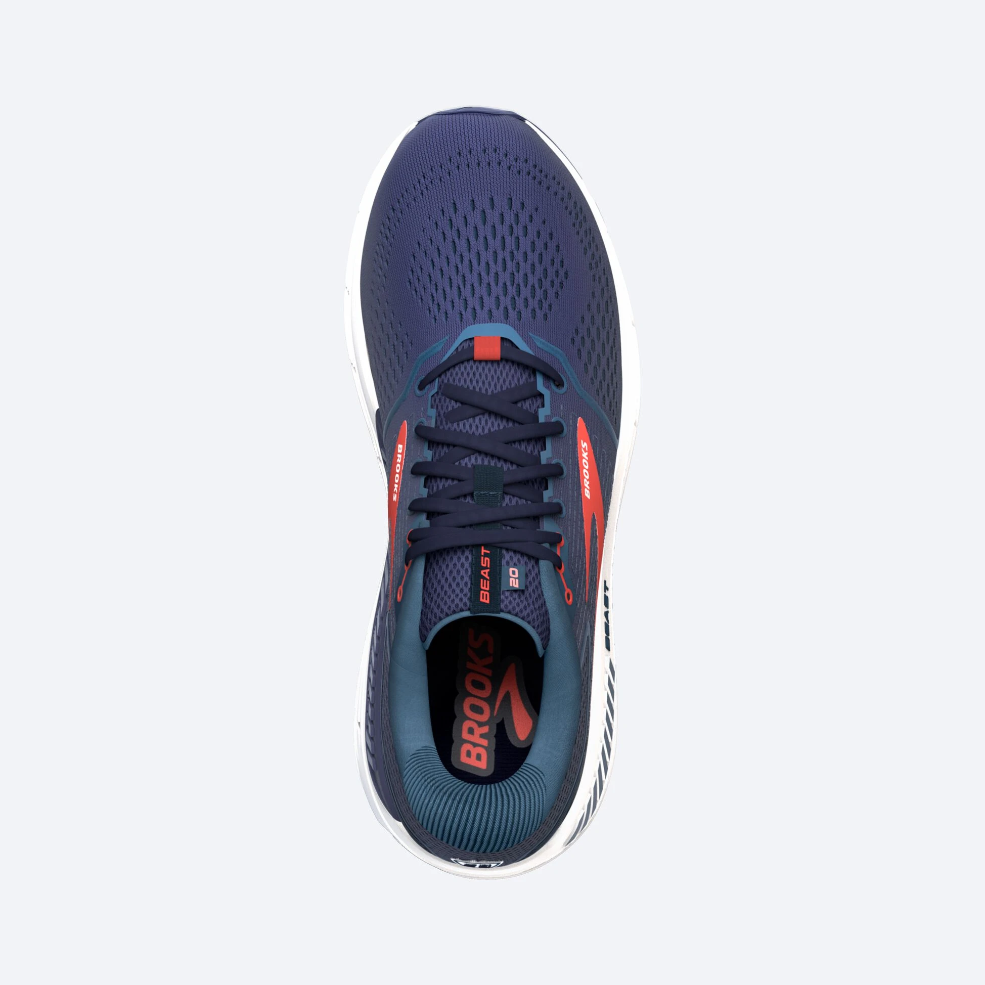 Brooks Beast '20 480 - Peacoat/Midnight/Red - Image 3