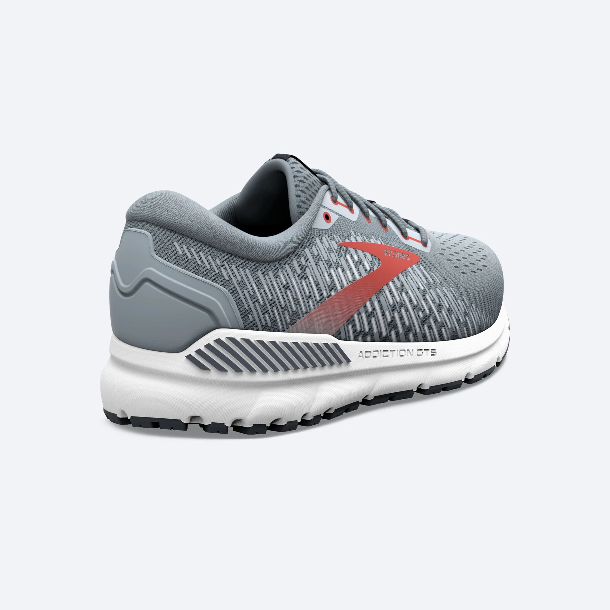 Brooks Addiction GTS 15 043 - Grey/Ebony/Chili Oil - Image 5