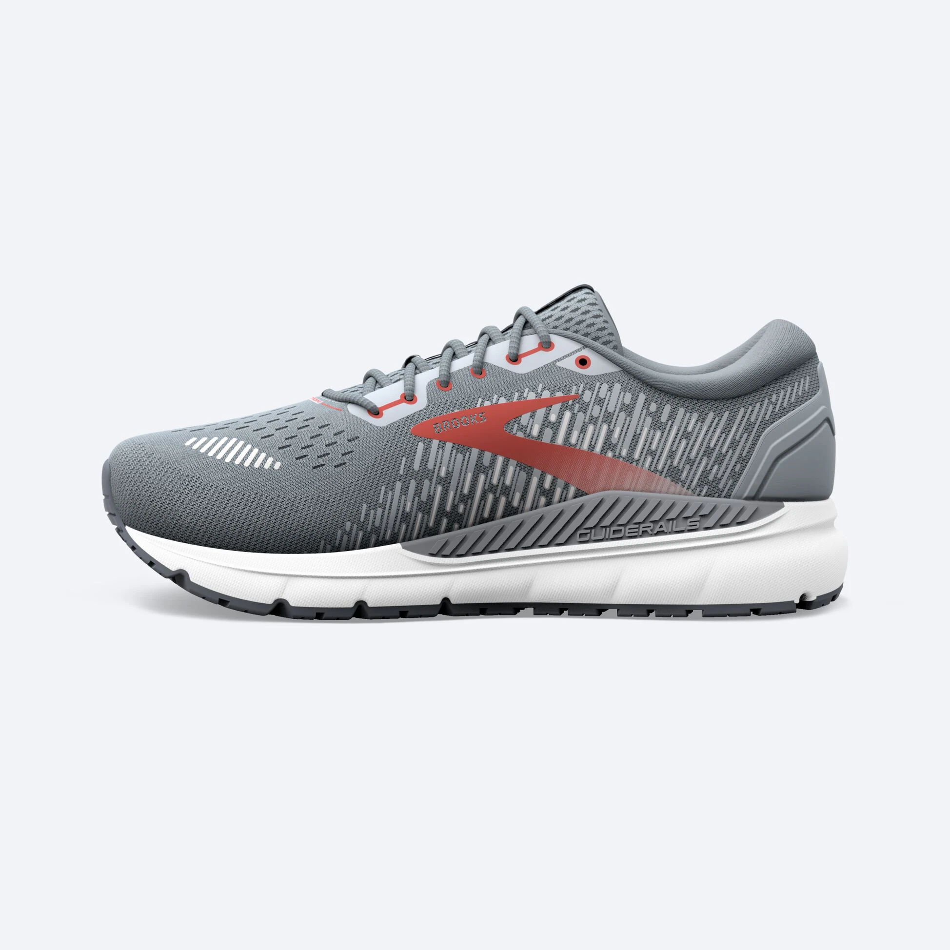 Brooks Addiction GTS 15 043 - Grey/Ebony/Chili Oil - Image 4