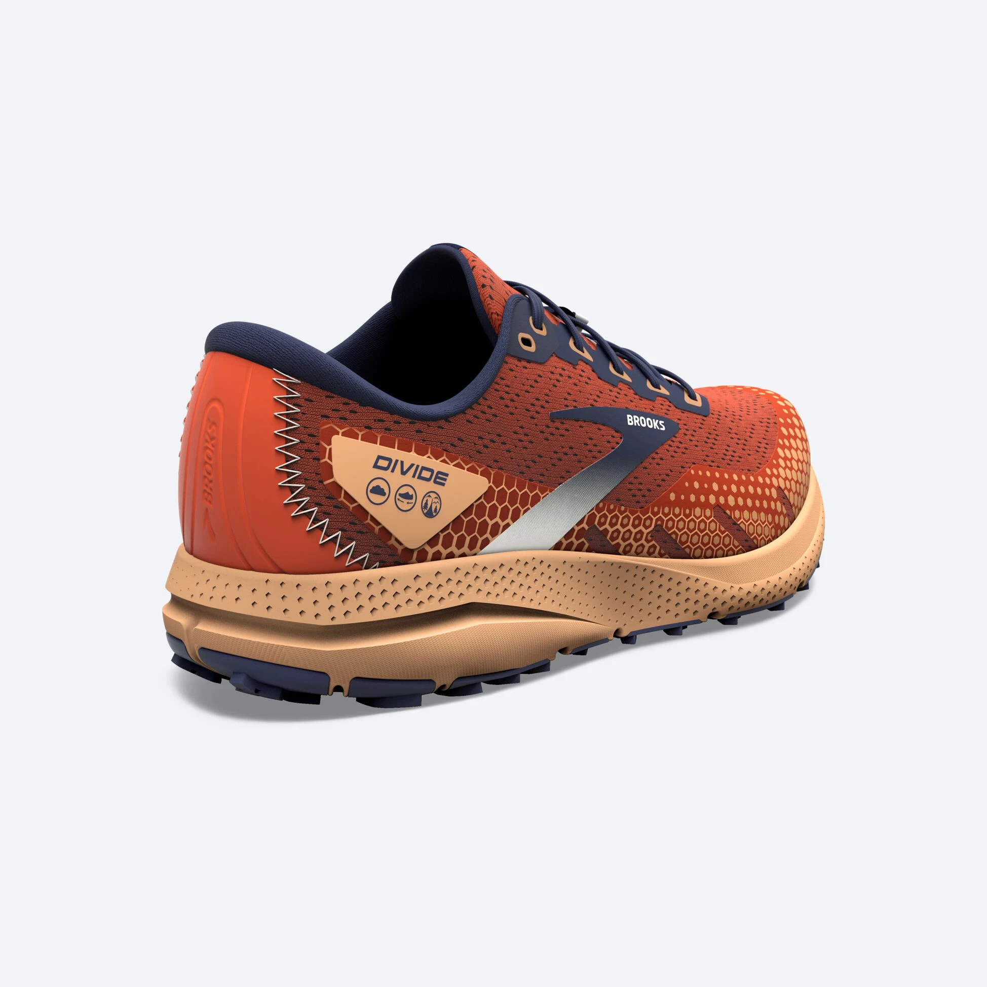 Brooks Divide 3 269 - Rooibos/Biscuit/Peacoat - Image 5