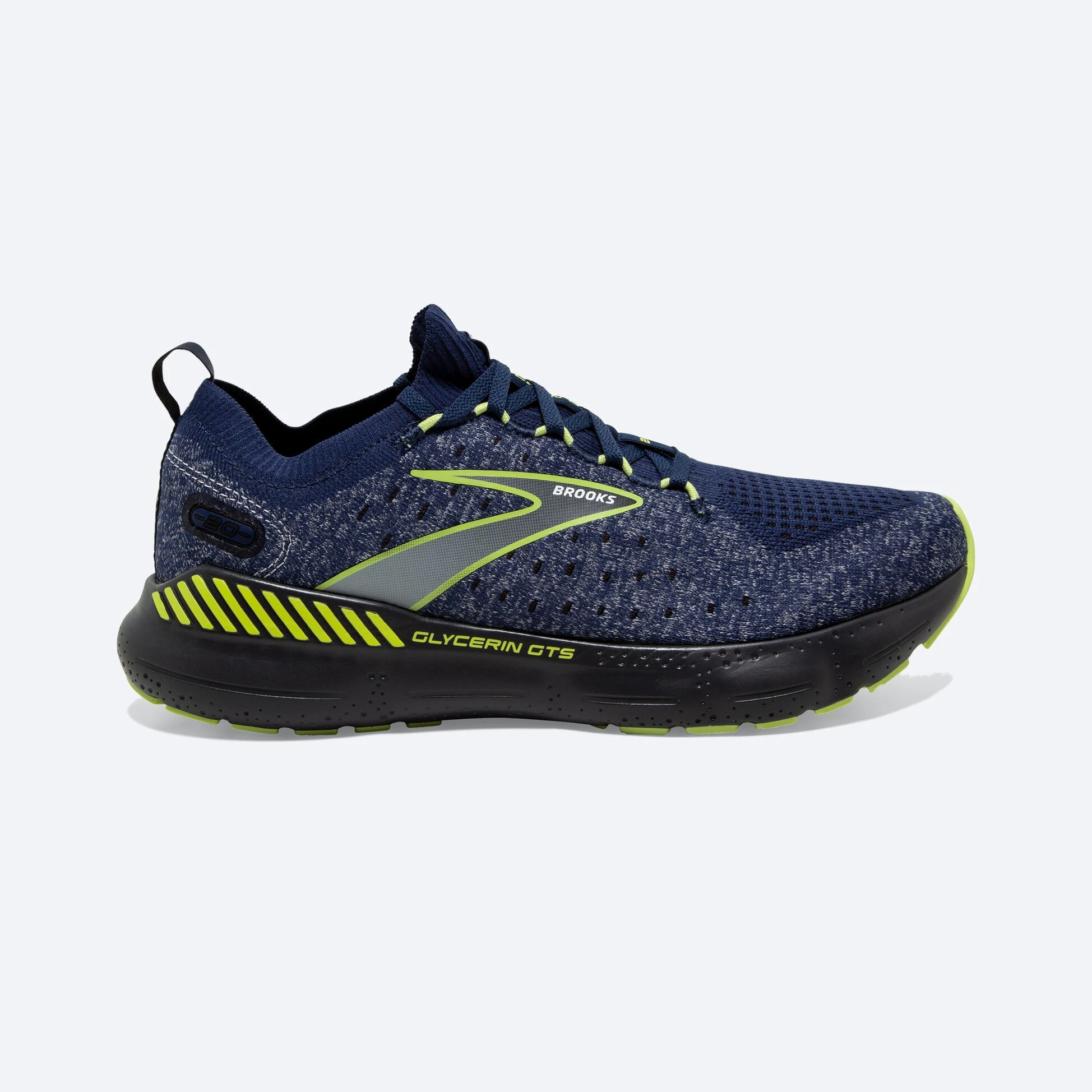 Brooks Glycerin StealthFit GTS 20 404 - Blue/Ebony/Lime