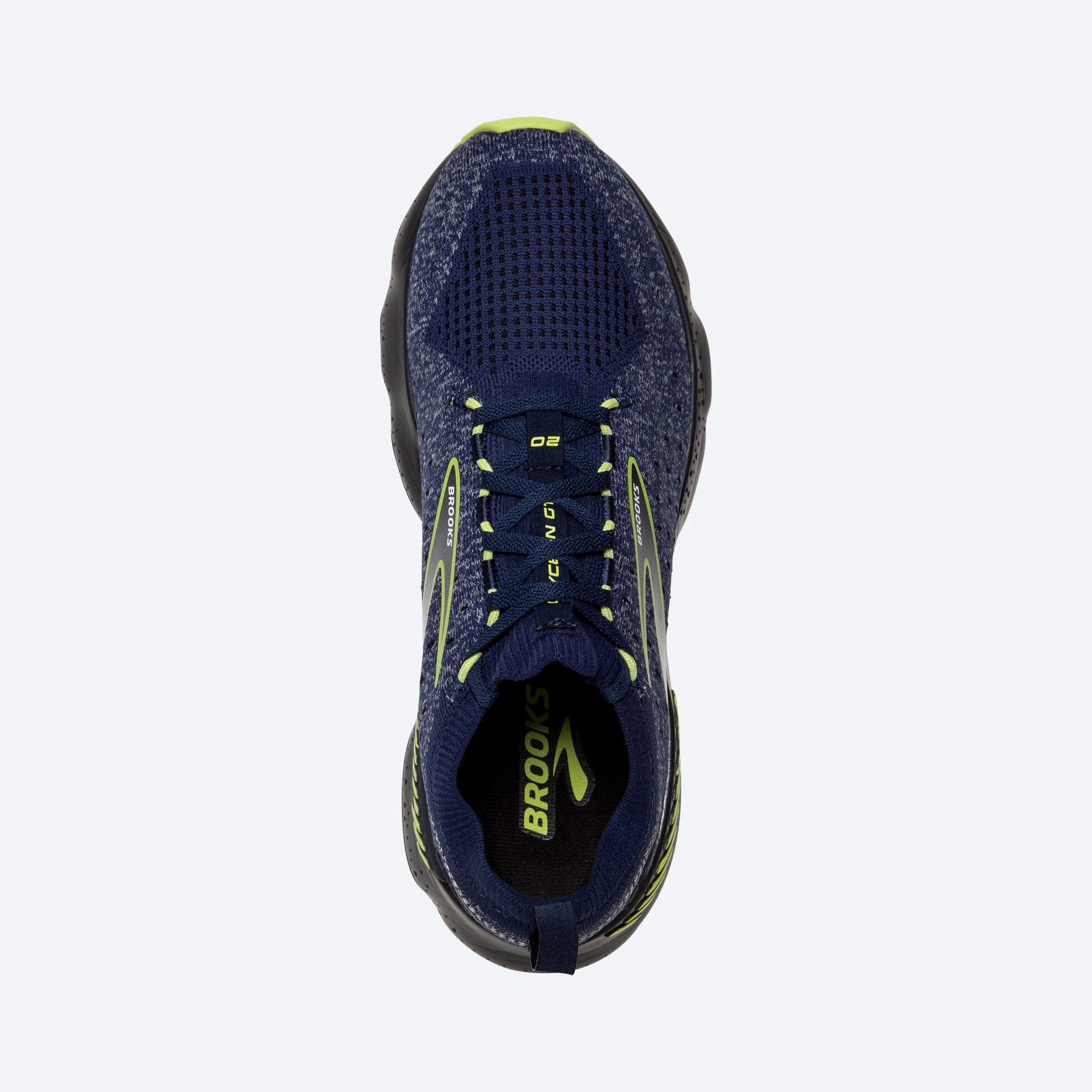 Brooks Glycerin StealthFit GTS 20 404 - Blue/Ebony/Lime - Image 3