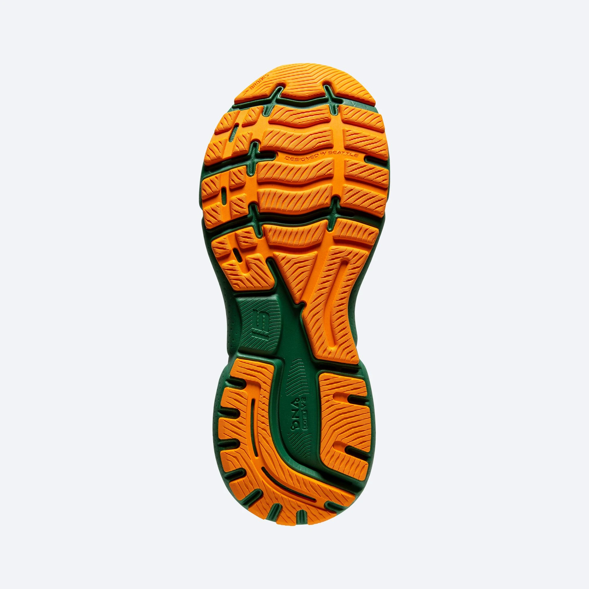 Brooks Ghost 15 371 - Green/White/Orange - Image 7