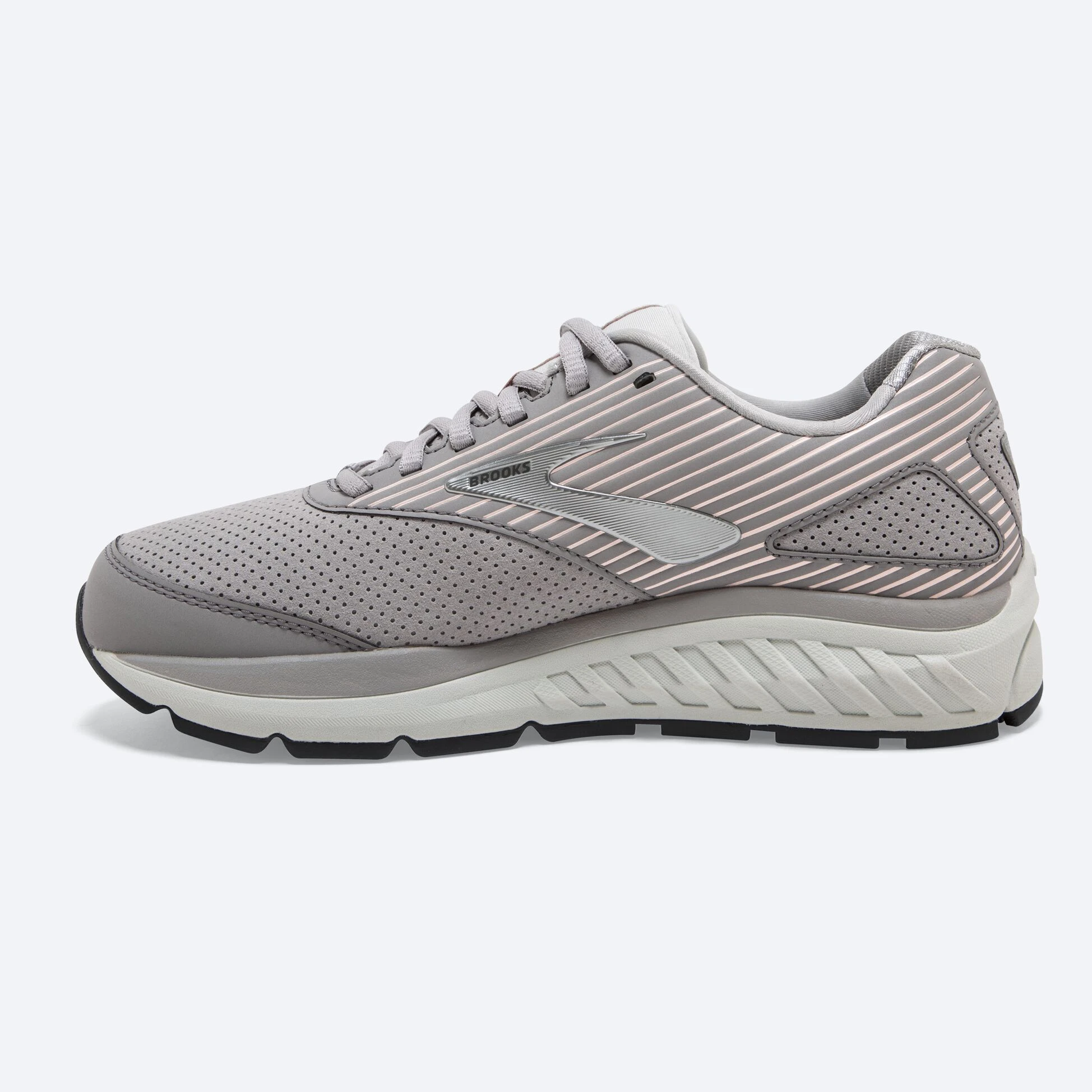 Brooks Addiction Walker Suede 007 - Alloy/Oyster/Peach - Image 4