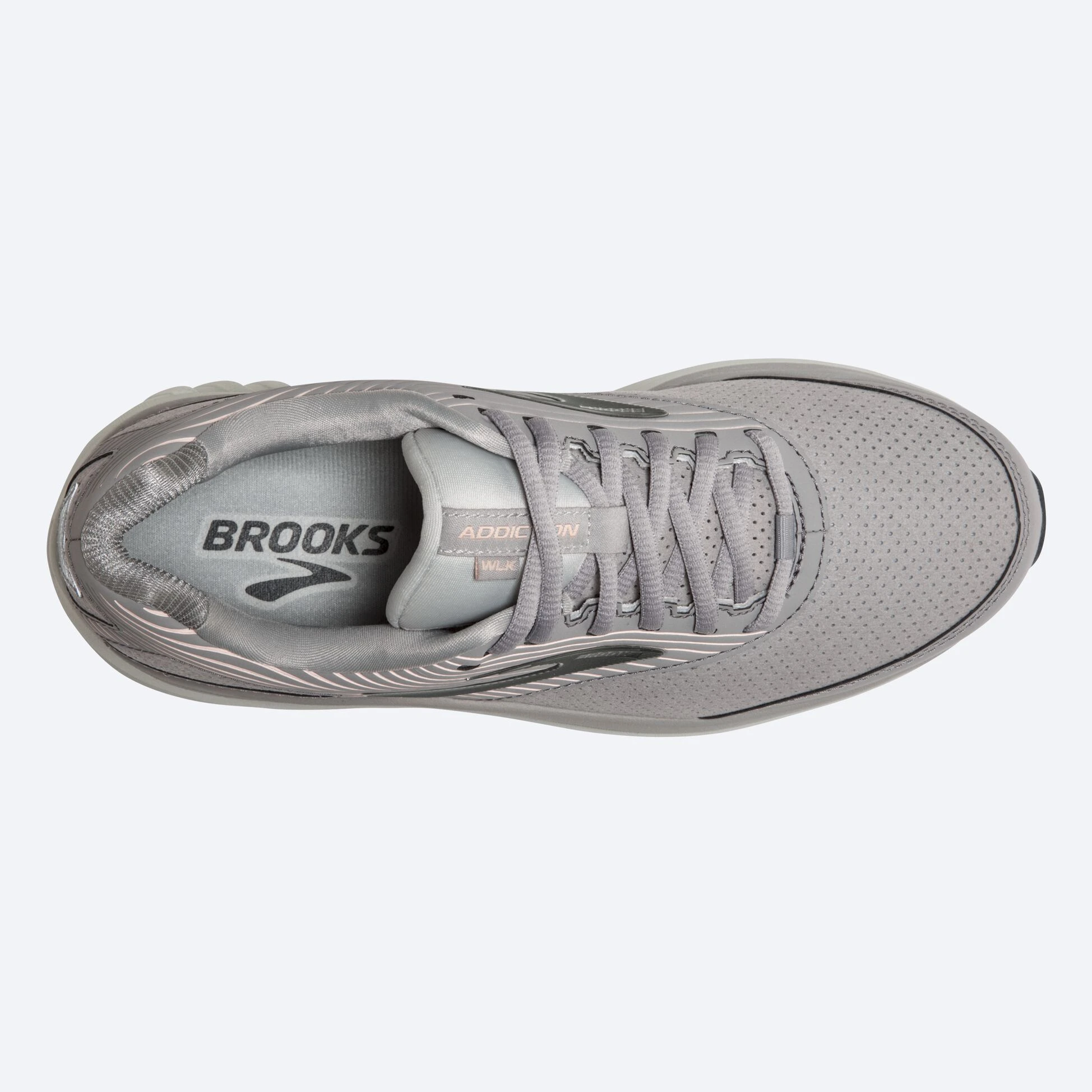 Brooks Addiction Walker Suede 007 - Alloy/Oyster/Peach - Image 3
