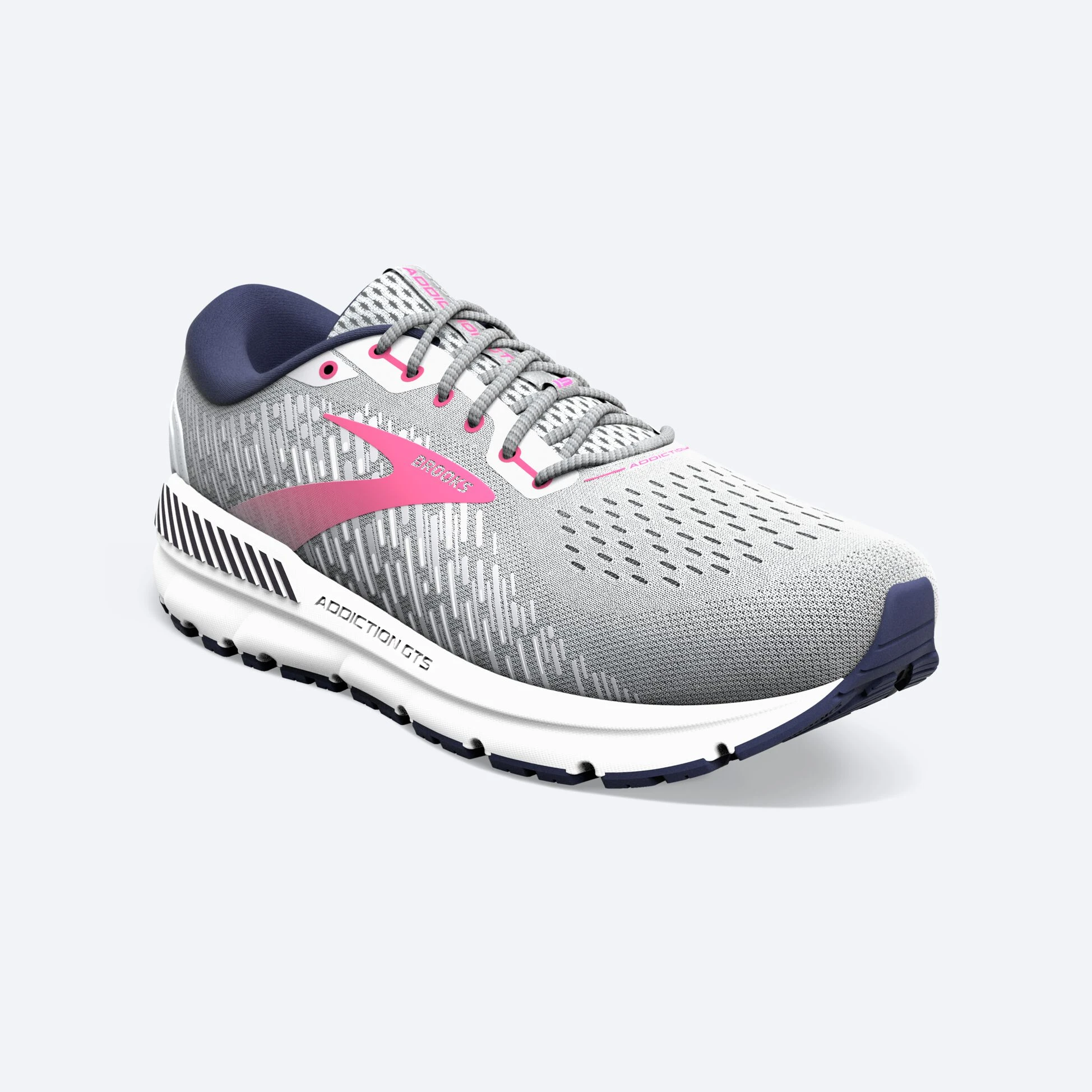 Brooks Addiction GTS 15 054 - Oyster/Peacoat/Lilac Rose - Image 2