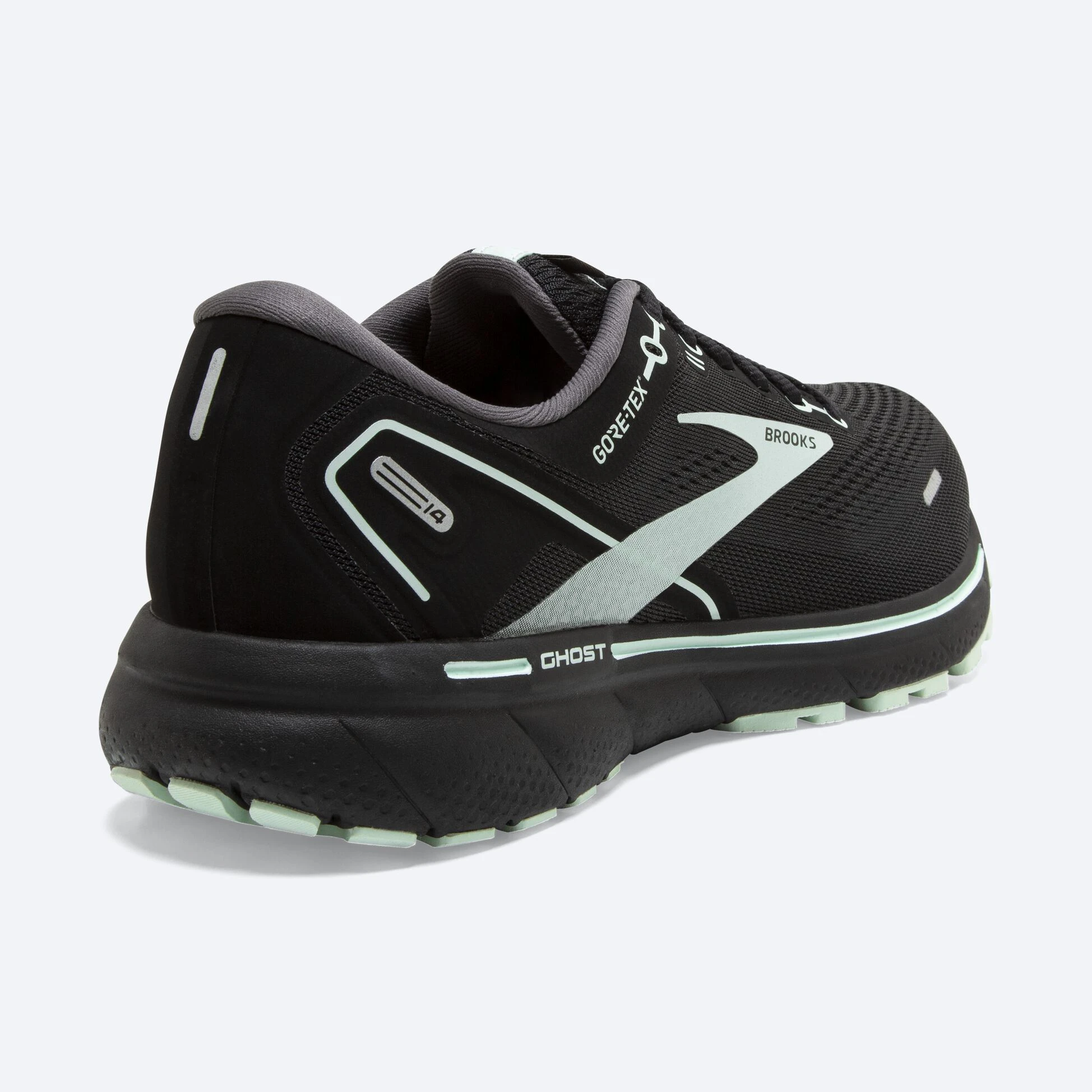 Brooks Ghost 14 GTX 015 - Black/Blackened Pearl/Aquaglass - Image 5