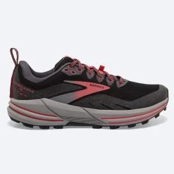Brooks Cascadia 16 GTX 071 - Black/Blackened Pearl/Coral