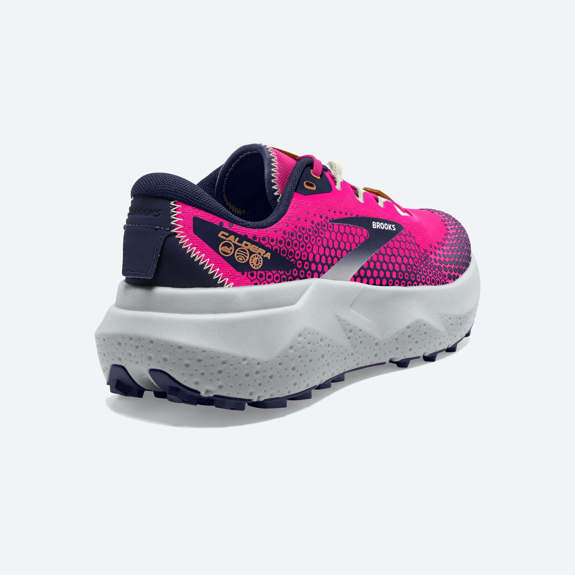 Brooks Caldera 6 645 - Pink Glo/Peacoat/Marshmallow - Image 5