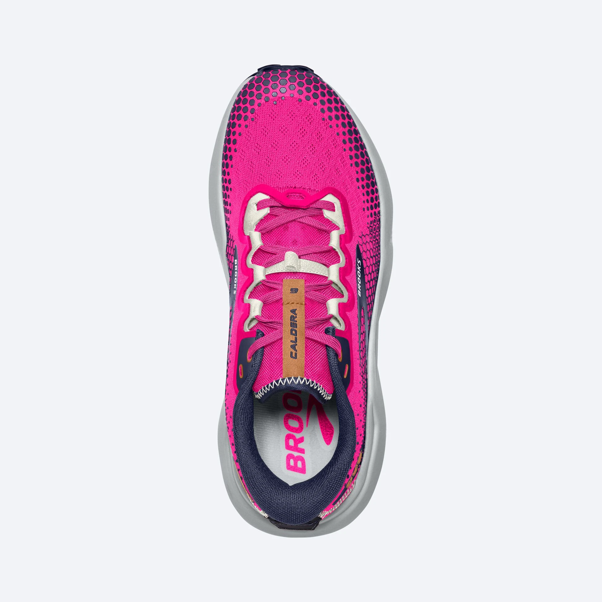 Brooks Caldera 6 645 - Pink Glo/Peacoat/Marshmallow - Image 3