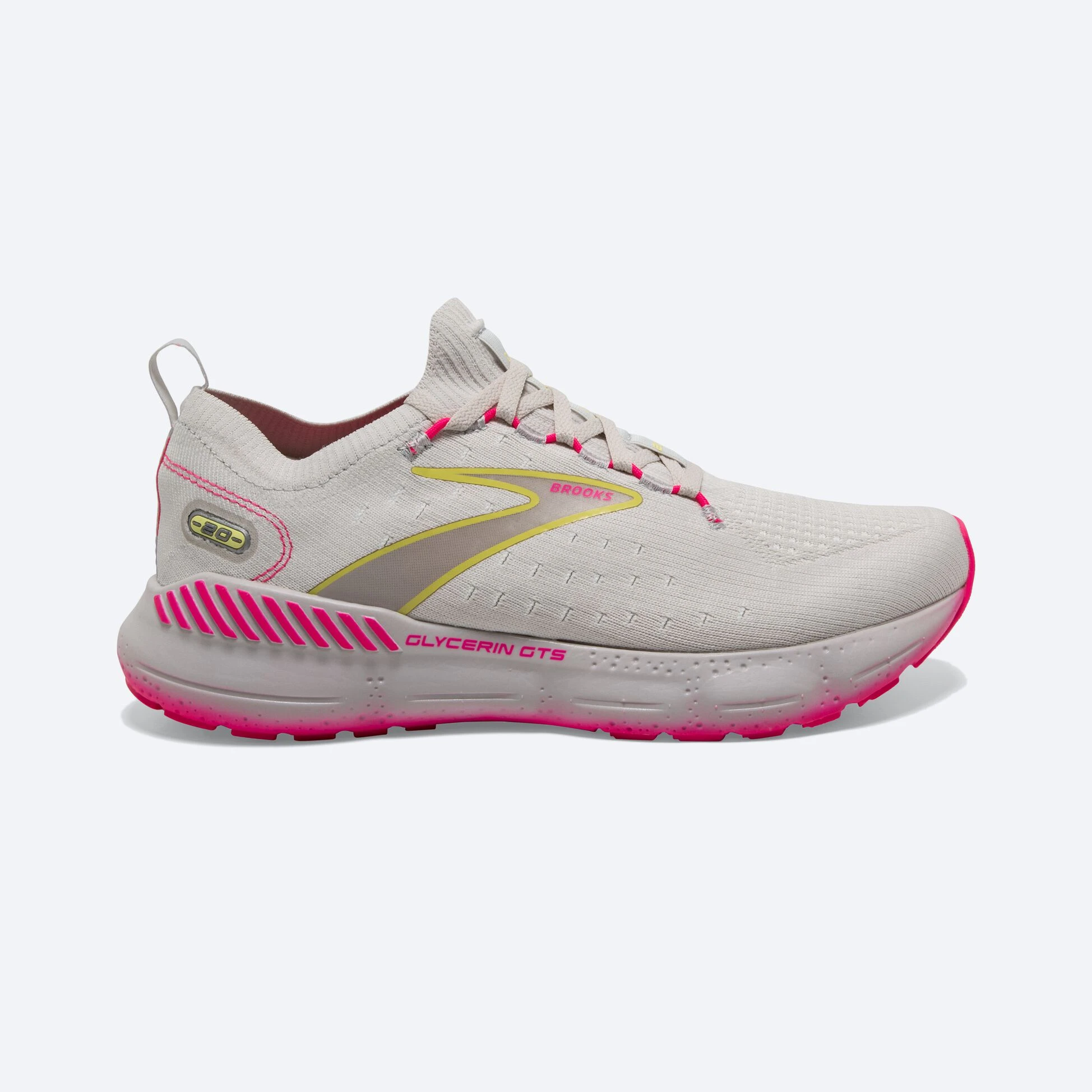 Brooks Glycerin StealthFit GTS 20 067 - Grey/Yellow/Pink