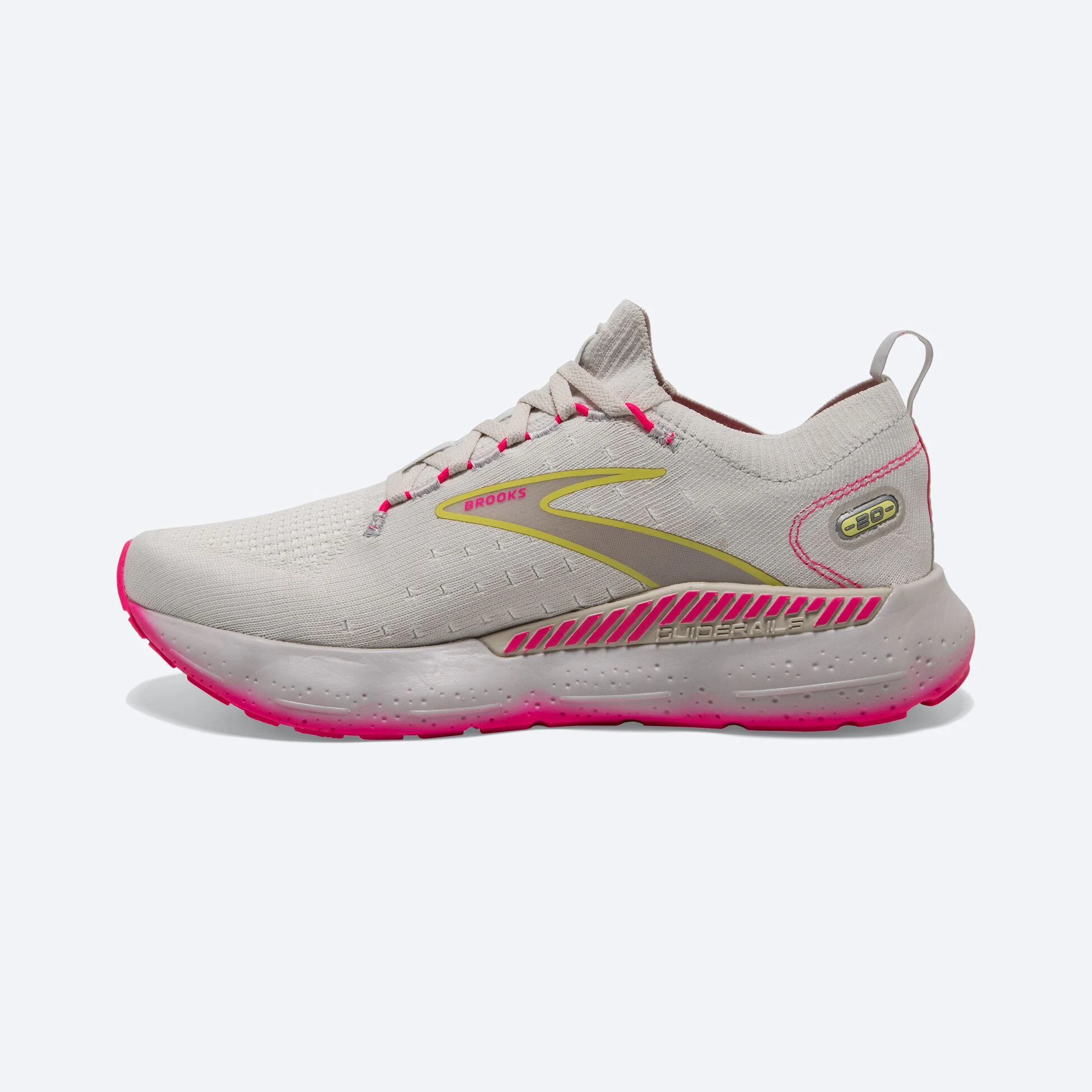 Brooks Glycerin StealthFit GTS 20 067 - Grey/Yellow/Pink - Image 4