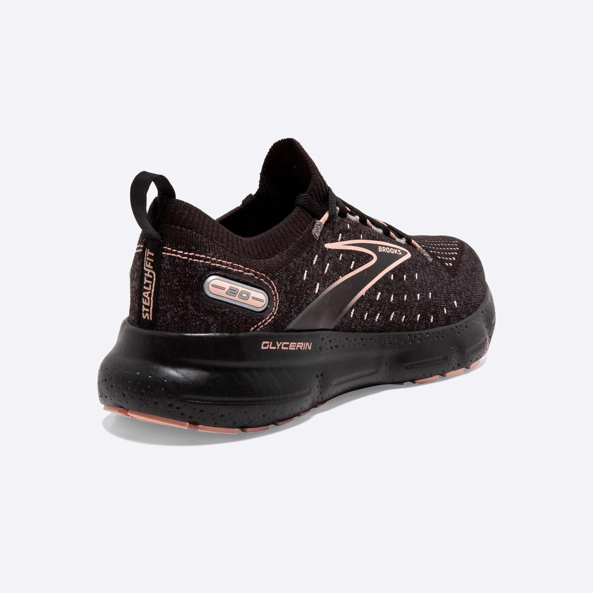 Brooks Glycerin StealthFit 20 026 - Black/Pearl/Peach - Image 5