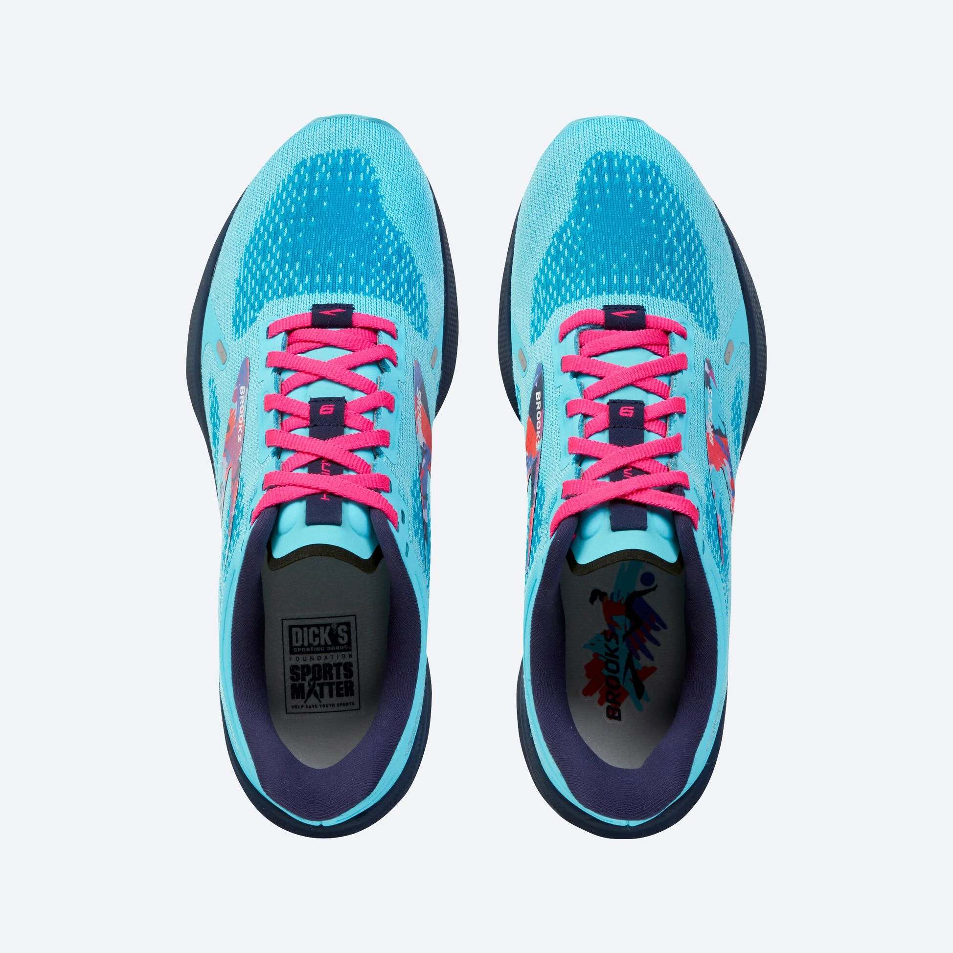Brooks Launch 9 456 - Blue/Eclipse/Pink - Image 2
