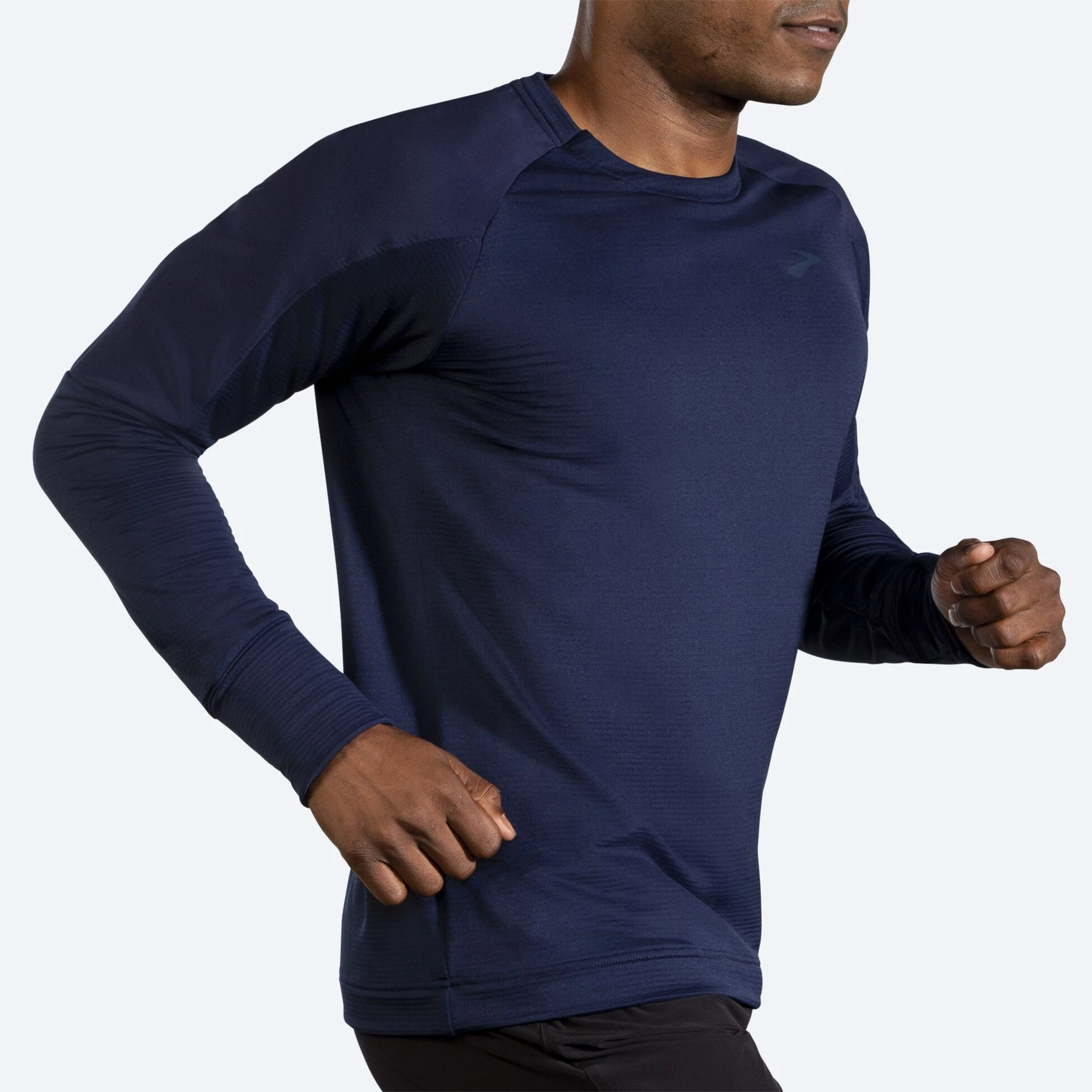 Brooks Notch Thermal Long Sleeve 451 - Navy - Image 5
