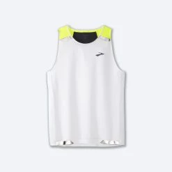 Brooks Run Visible Tank 134 - White/Asphalt/Nightlife