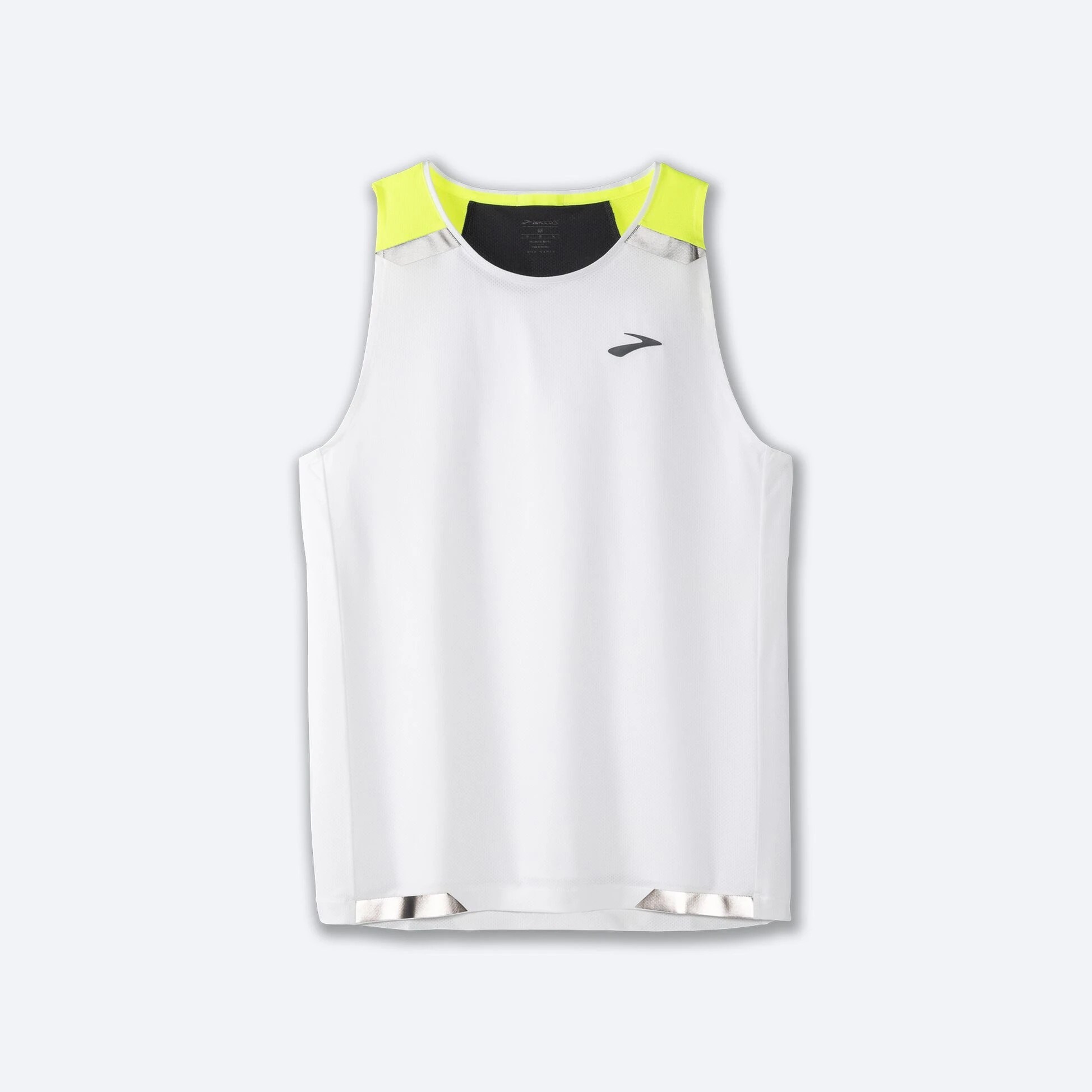 Brooks Run Visible Tank 134 - White/Asphalt/Nightlife