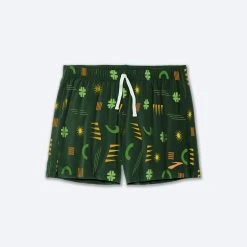 Brooks Moment 5" Short 327 - Green/Run Lucky