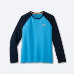 Brooks Atmosphere Long Sleeve 2.0 499 - Spring Break/Navy