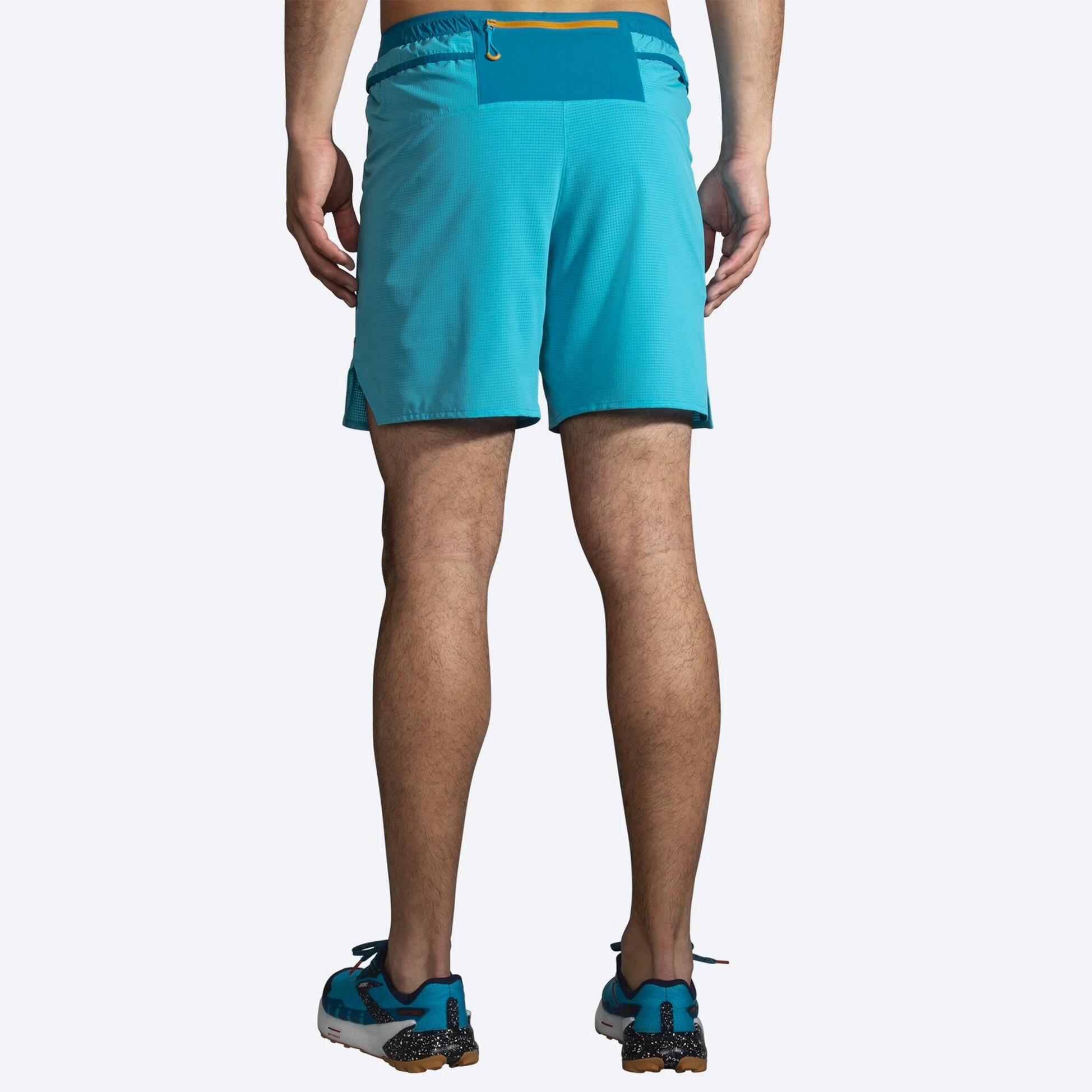 Brooks High Point 7" 2-in-1 Short 431 - Hyper Blue/Mist/Pacific - Image 3