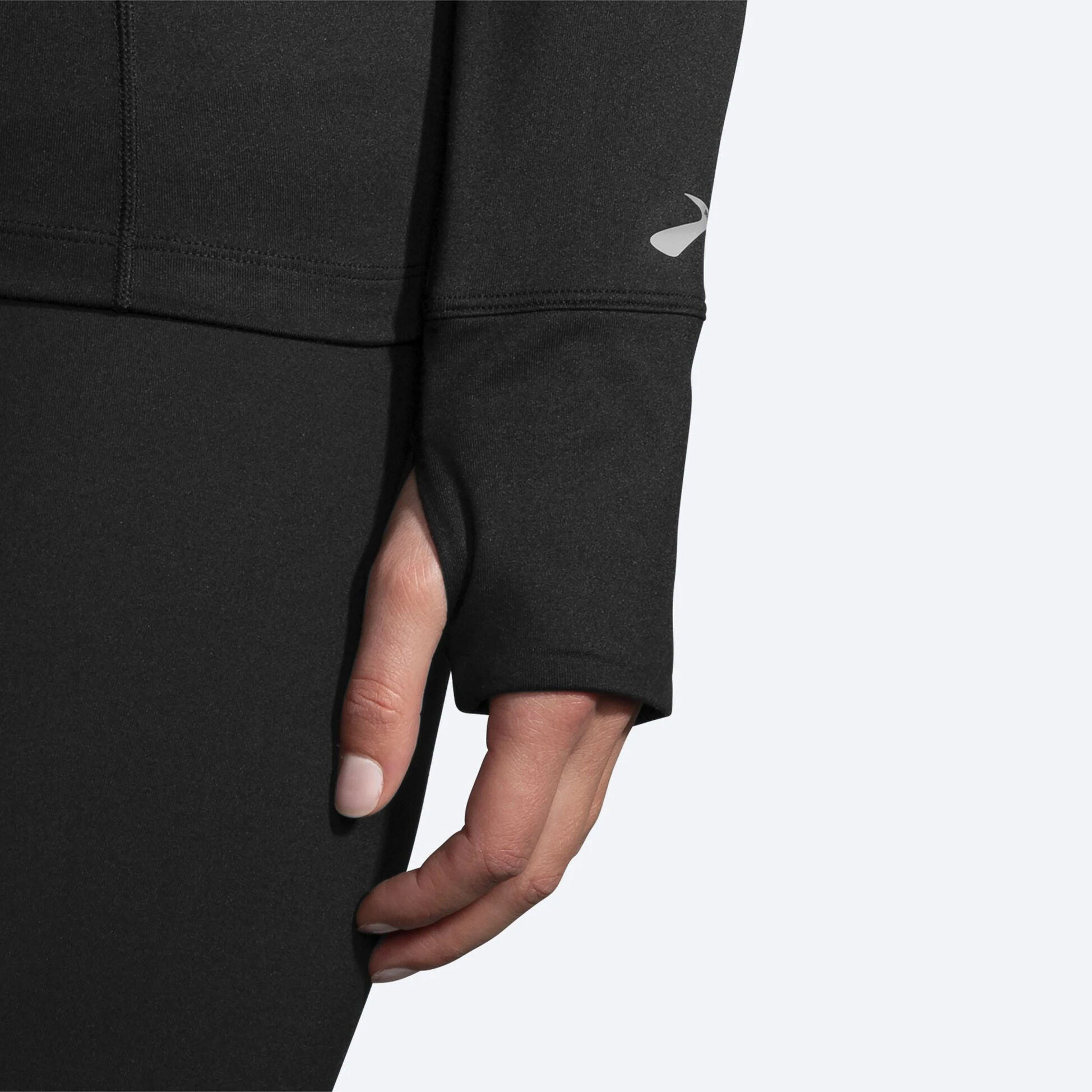 Brooks Dash 1/2 Zip 001 - Black - Image 6