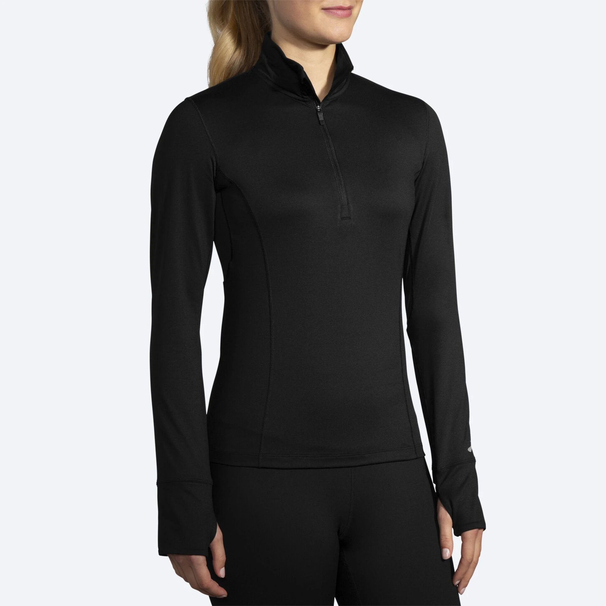 Brooks Dash 1/2 Zip 001 - Black - Image 2