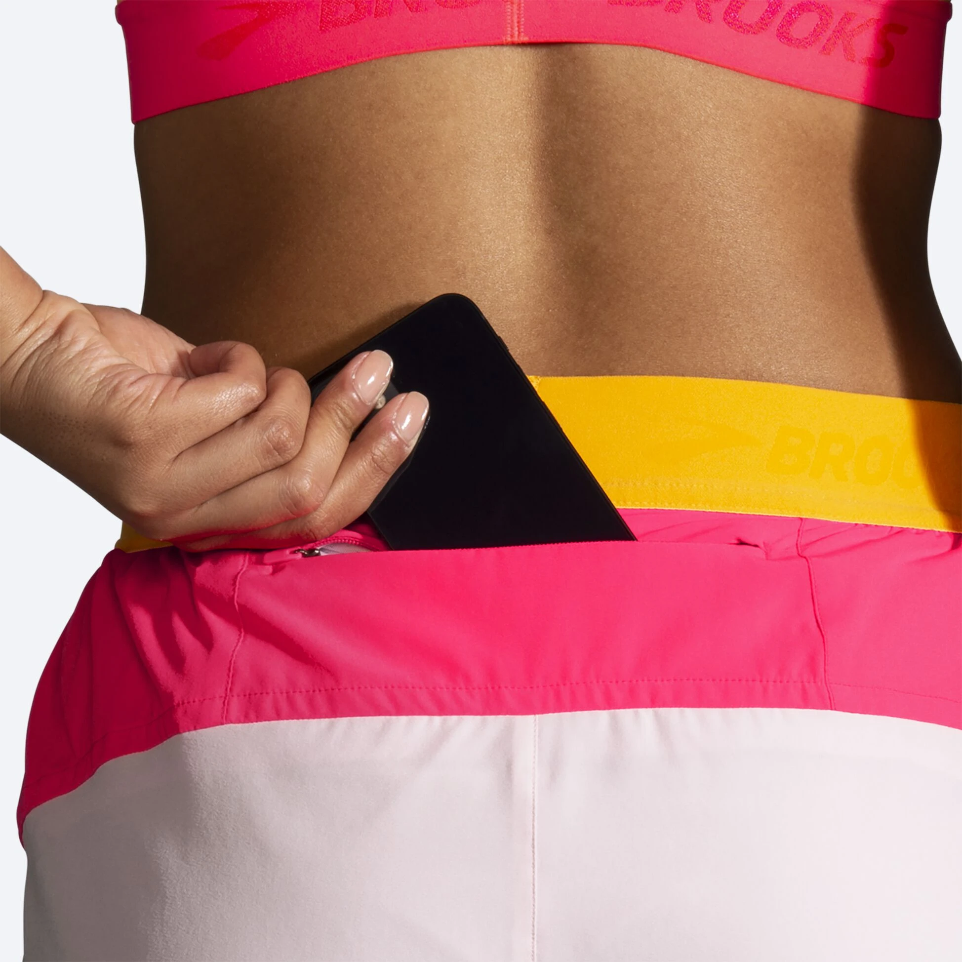 Brooks Chaser 3" Short 697 - Quartz/Hyper Pink/Brooks - Image 7