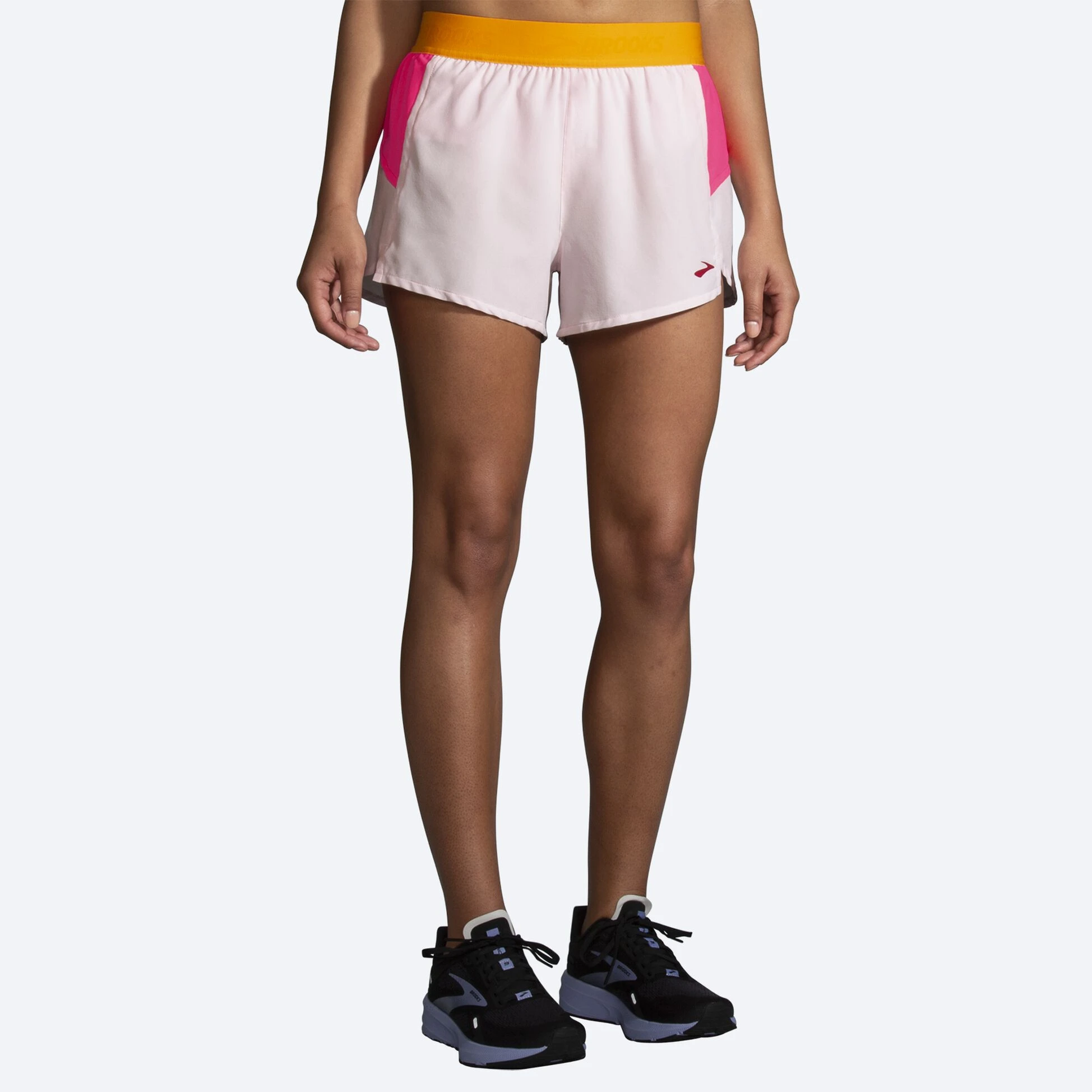 Brooks Chaser 3" Short 697 - Quartz/Hyper Pink/Brooks - Image 2