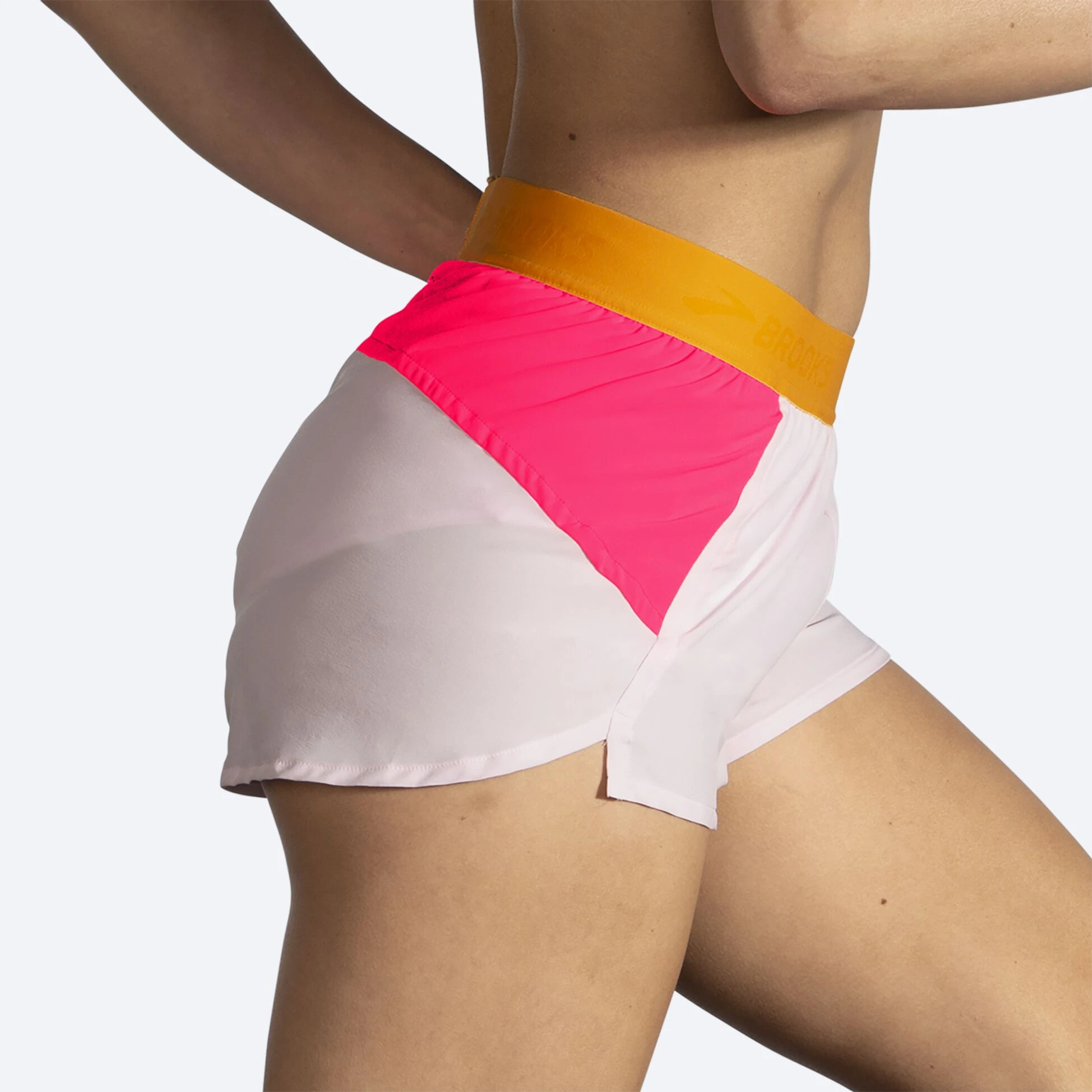 Brooks Chaser 3" Short 697 - Quartz/Hyper Pink/Brooks - Image 4