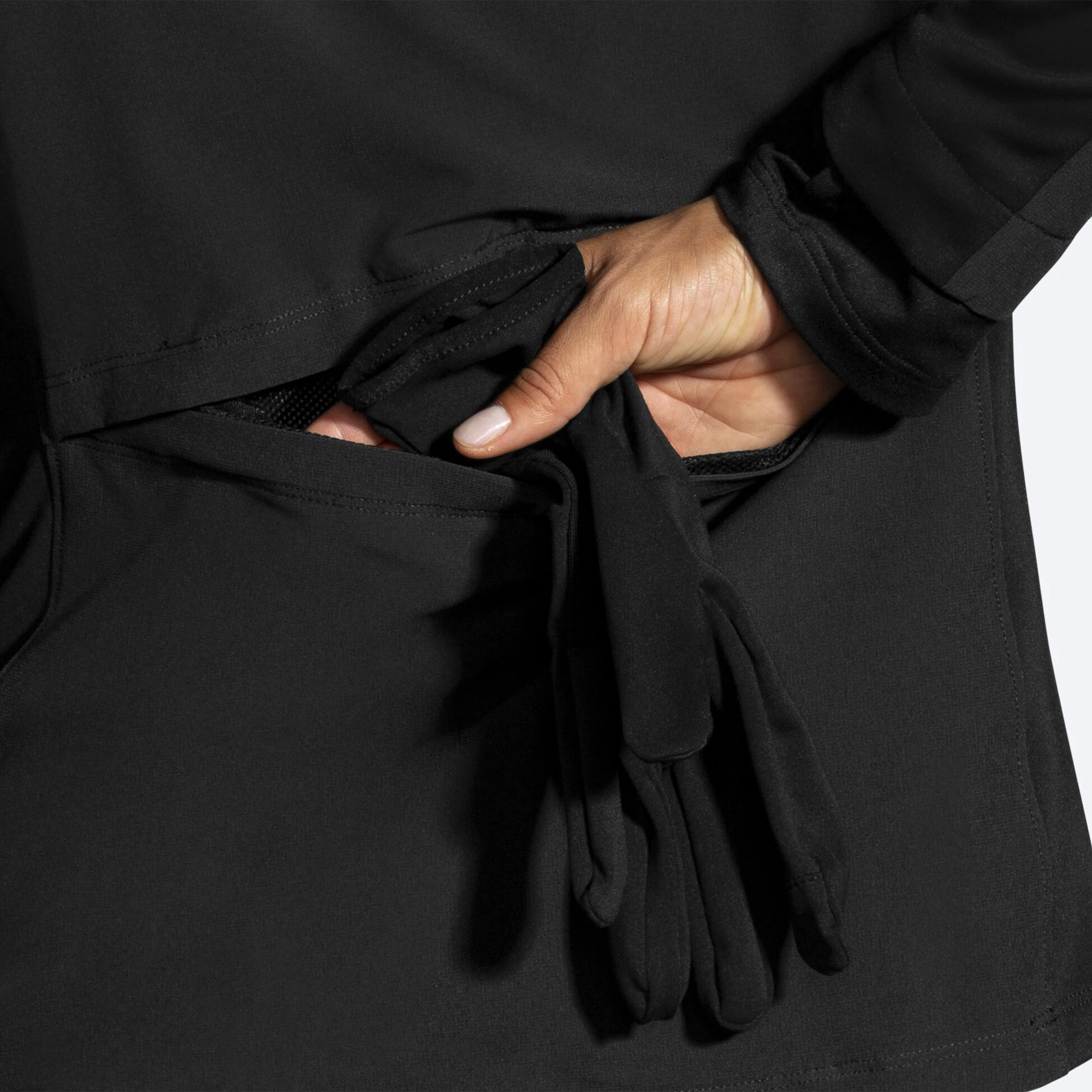 Brooks Fusion Hybrid Jacket 001 - Black - Image 8