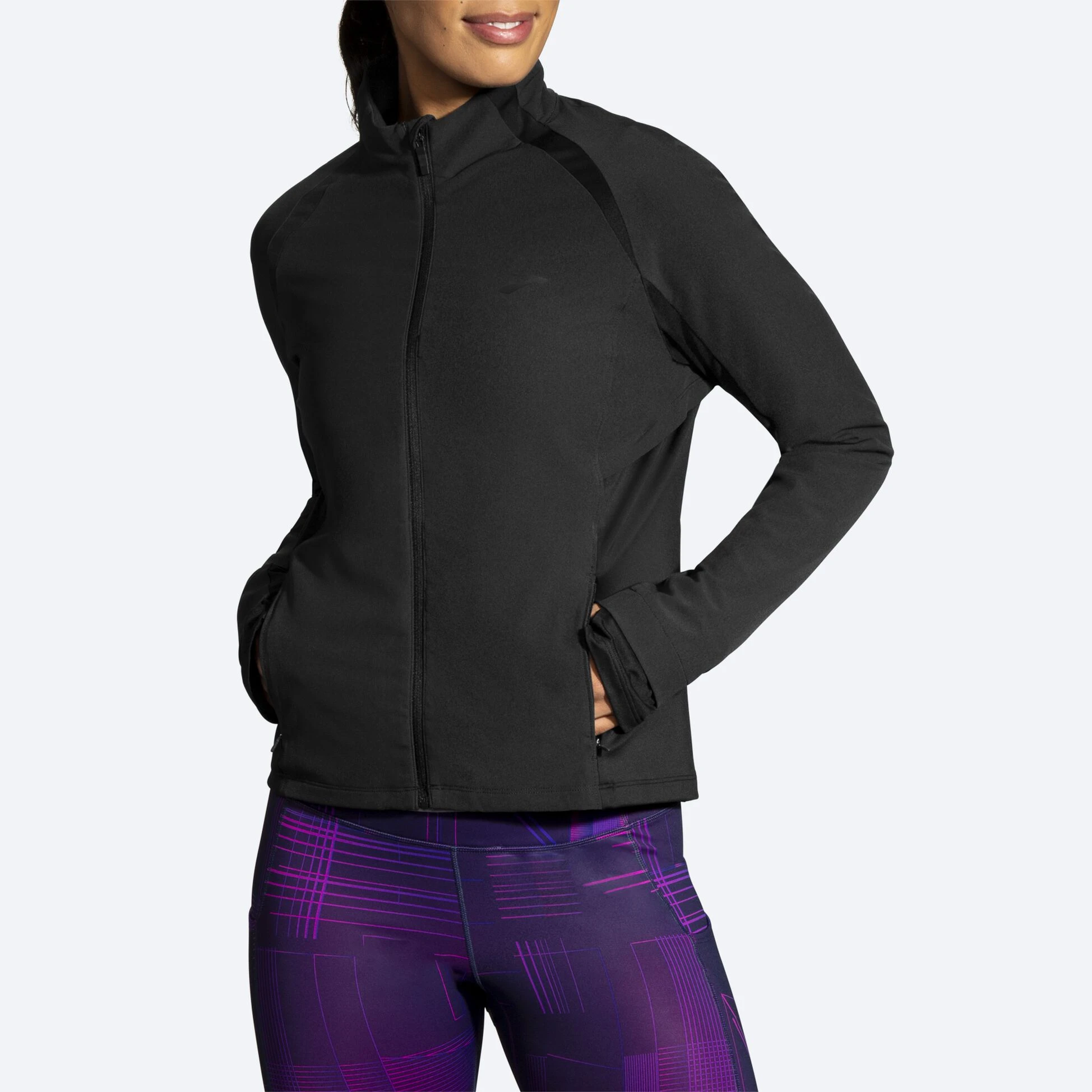 Brooks Fusion Hybrid Jacket 001 - Black - Image 3