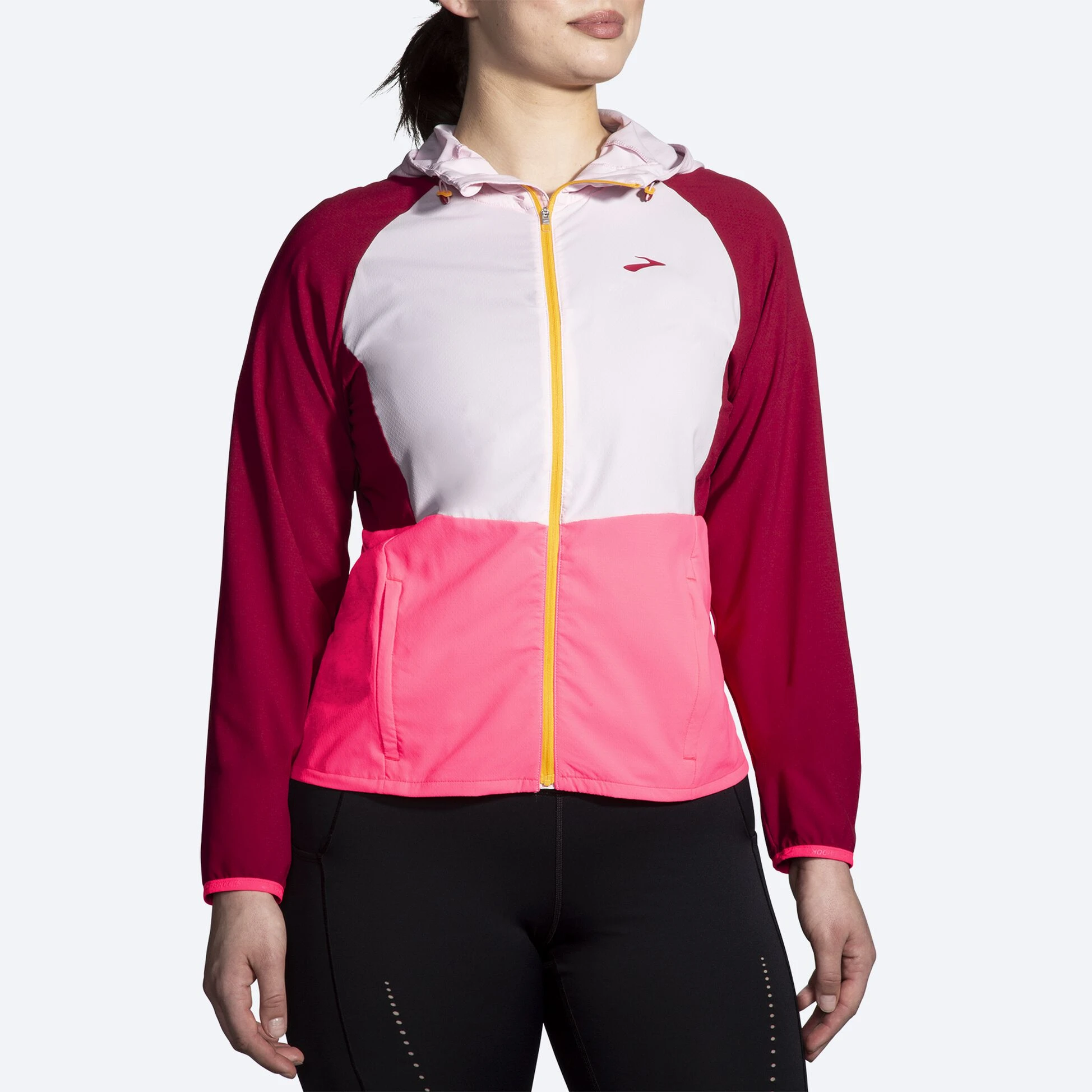 Brooks Canopy Jacket 633 - Razzmatazz/Quartz/Hyper Pink - Image 2