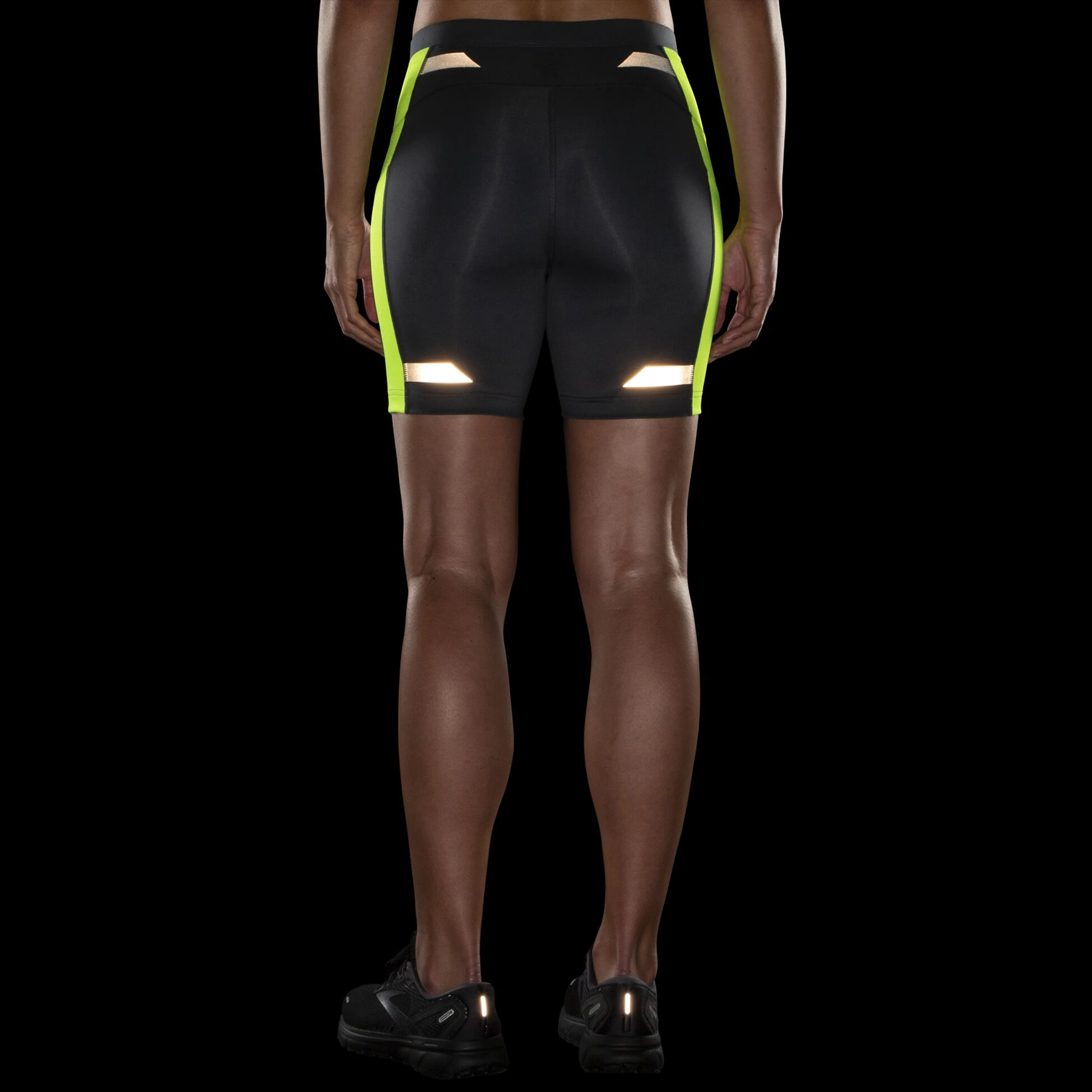 Brooks Run Visible 6" Short Tight 044 - Asphalt/Nightlife - Image 6