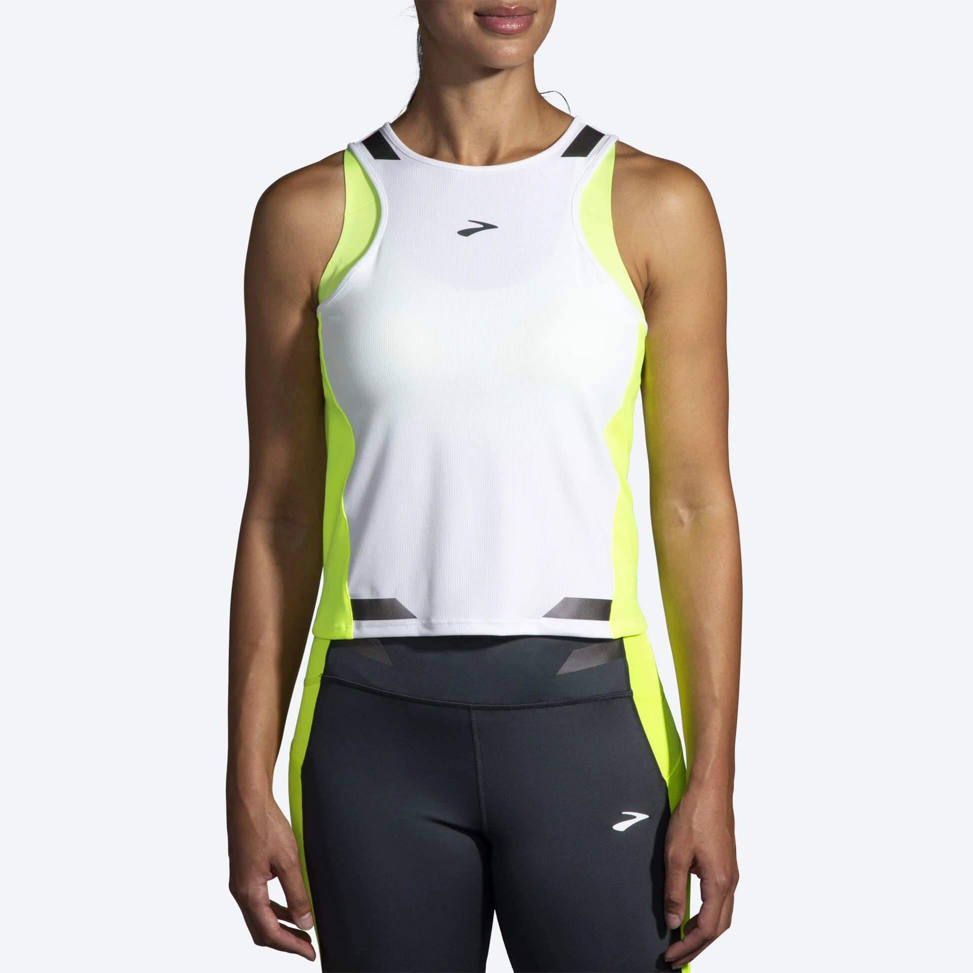 Brooks Run Visible Back-to-Front Tank 135 - White/Nightlife - Image 7