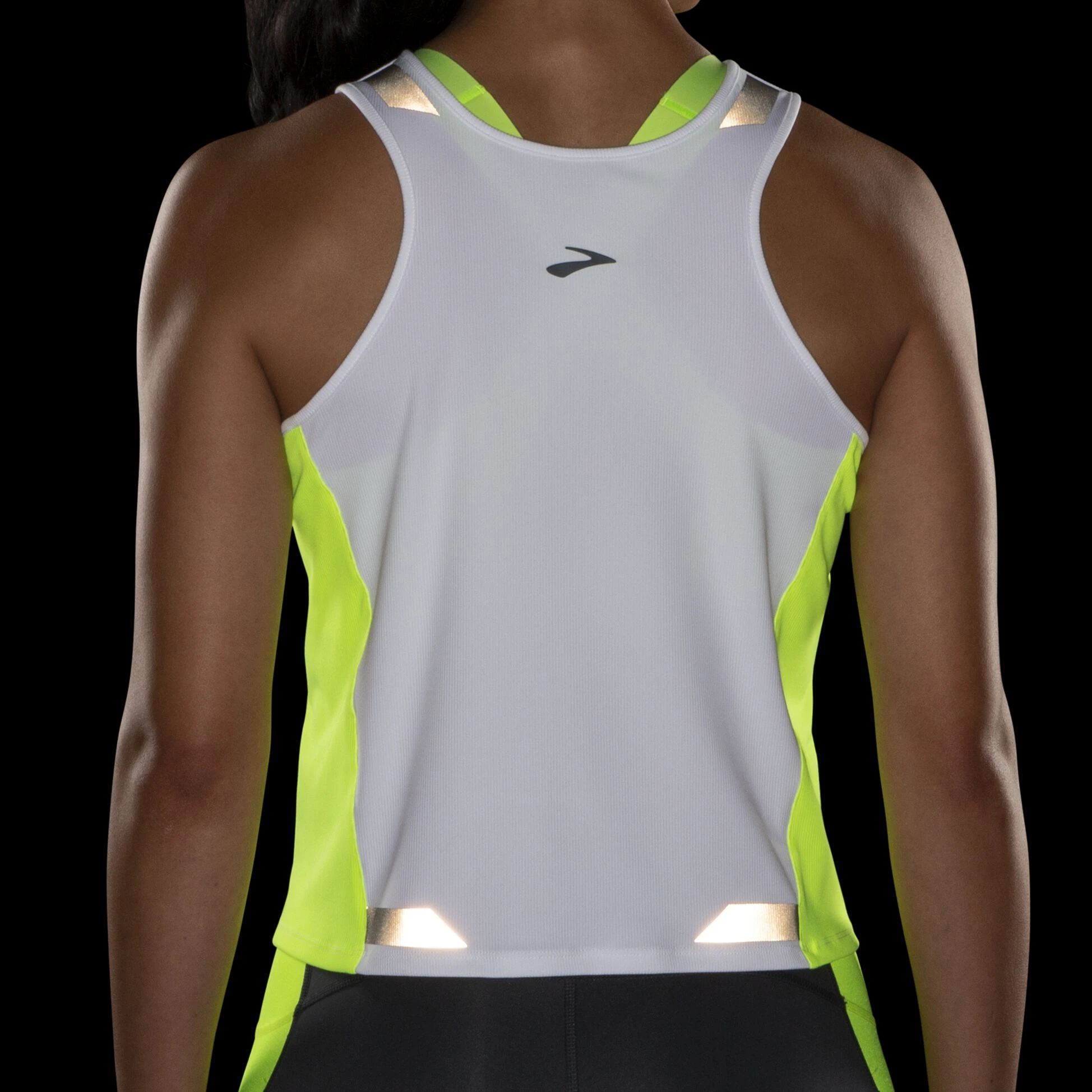 Brooks Run Visible Back-to-Front Tank 135 - White/Nightlife - Image 9