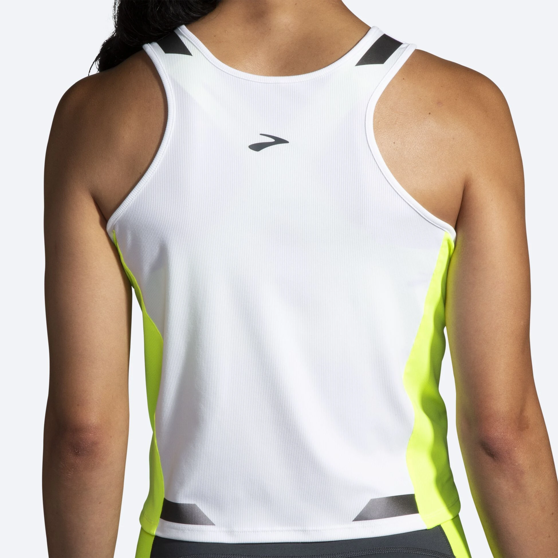 Brooks Run Visible Back-to-Front Tank 135 - White/Nightlife - Image 3