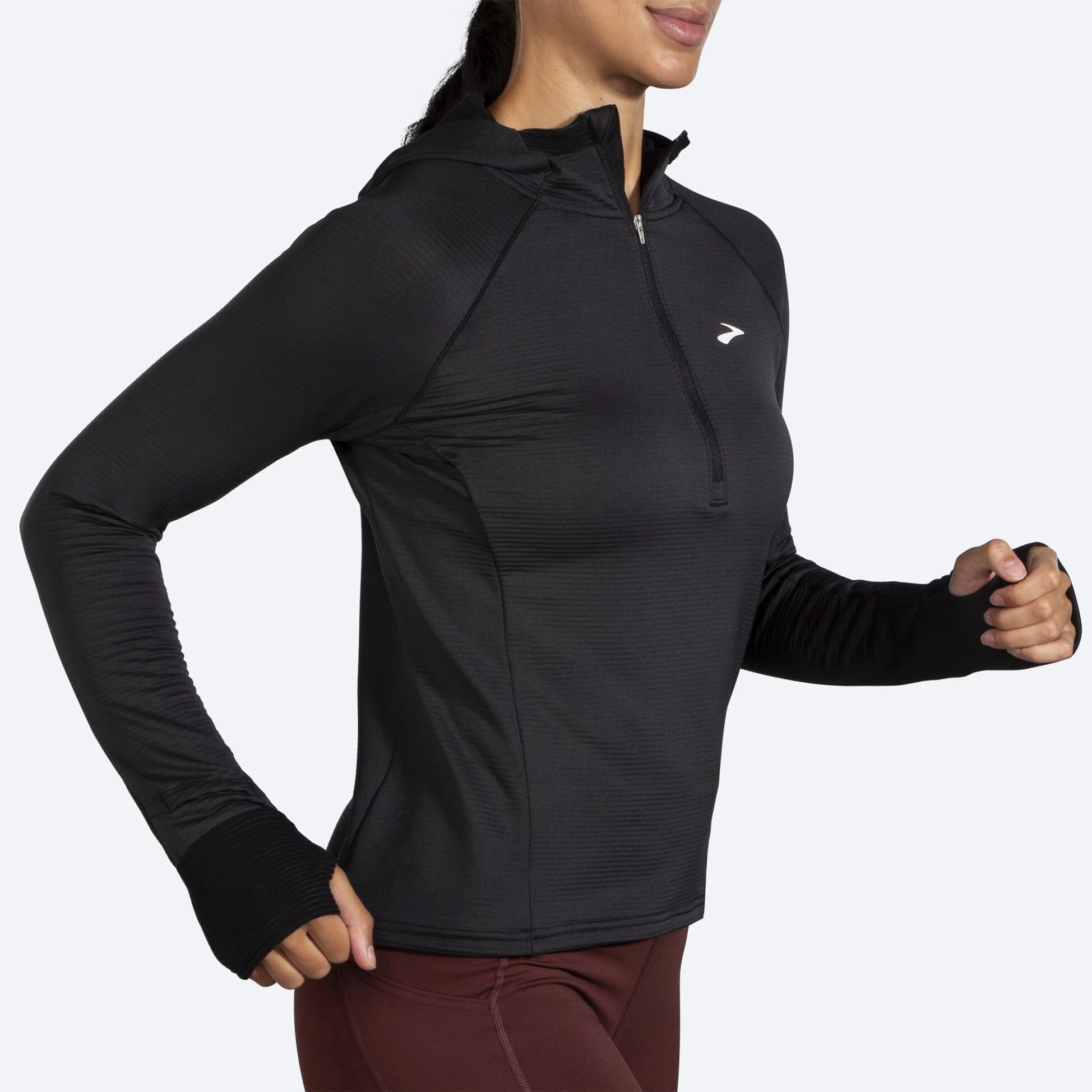 Brooks Notch Thermal Hoodie 2.0 001 - Black - Image 4