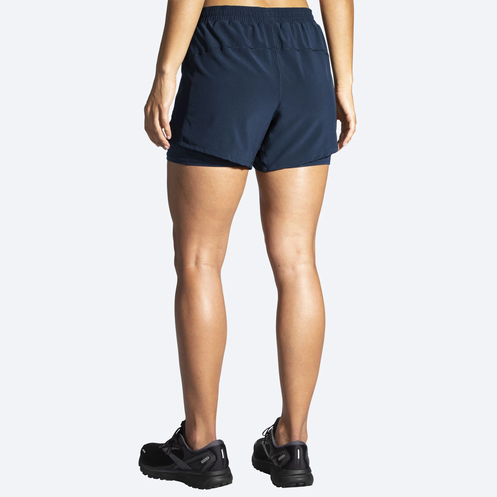 Brooks Moment 5" 2-in-1 Short 451 - Navy - Image 3