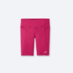Brooks Moment 8" Short Tight 620 - Hyper Pink
