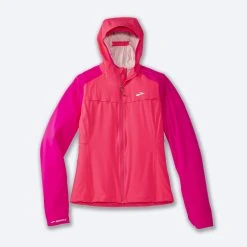 Brooks High Point Waterproof Jacket 653 - Hyper Pink/Fuchsia