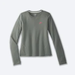 Brooks Distance Long Sleeve 2.0 356 - Dark Pebble