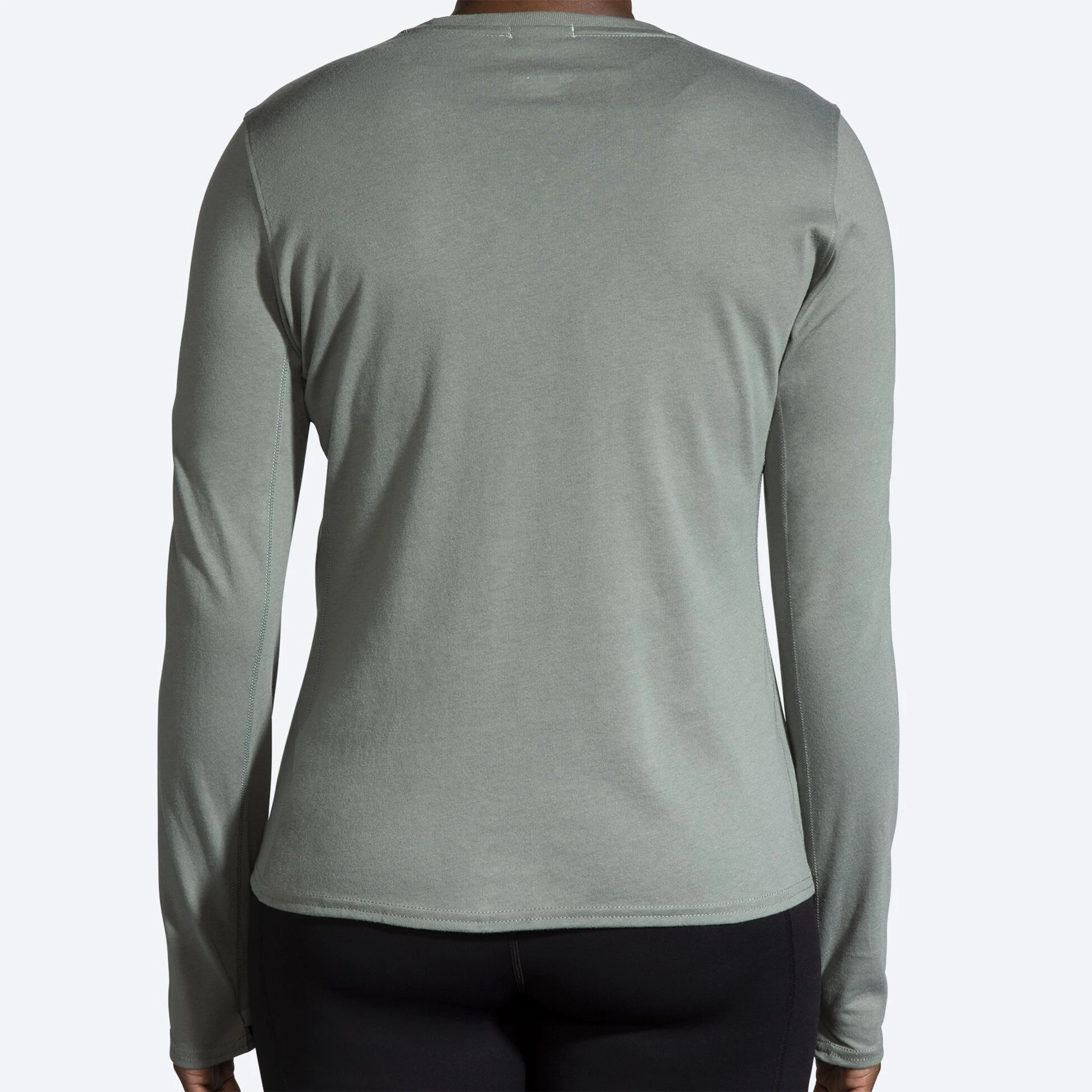 Brooks Distance Long Sleeve 2.0 356 - Dark Pebble - Image 3