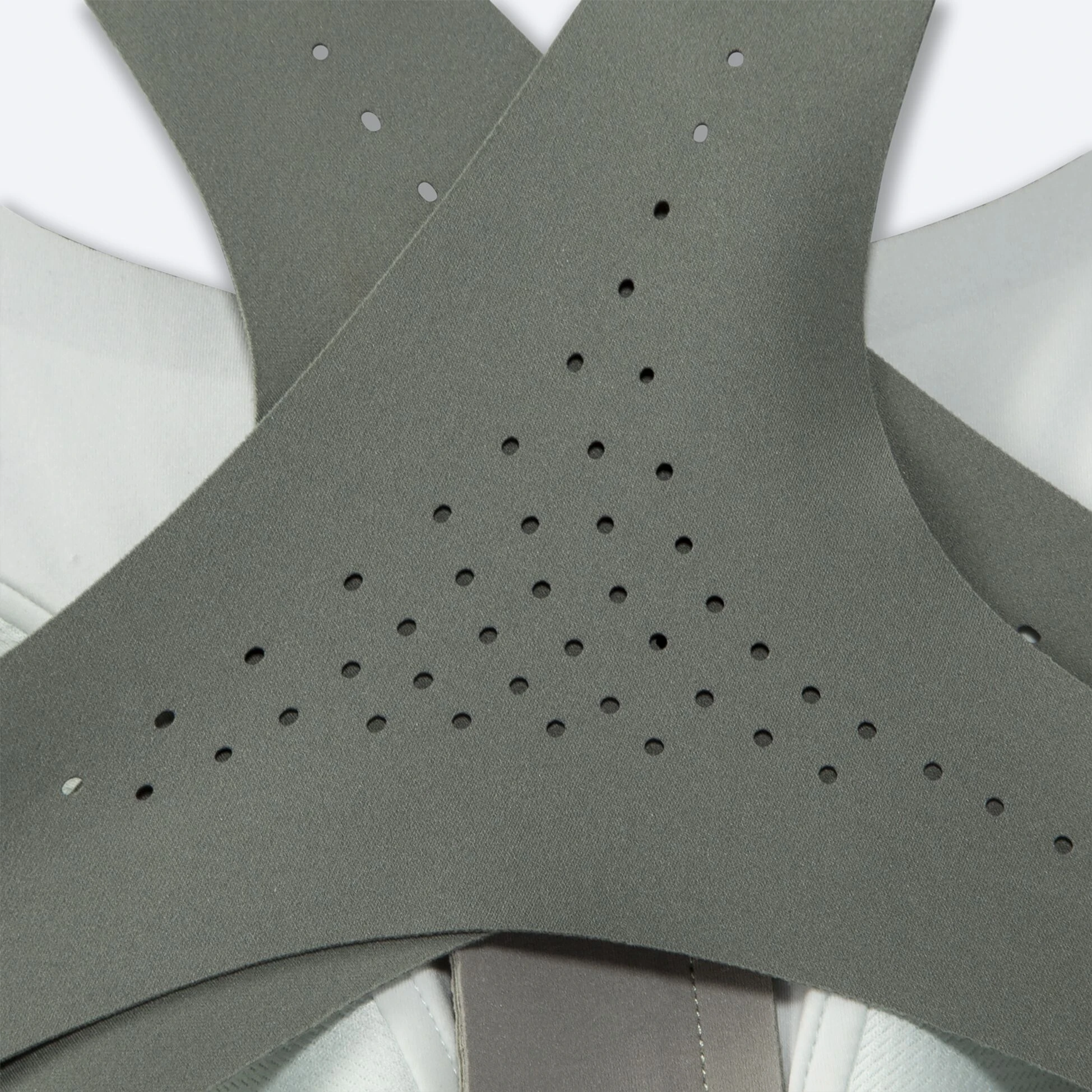 Brooks Dare Zip Run Bra 2.0 326 - Pebble/Dark Pebble/Cool Mint - Image 9