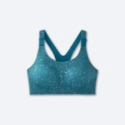 Brooks Dare Racerback Run Bra 2.0 464 - Lagoon Speckle Print