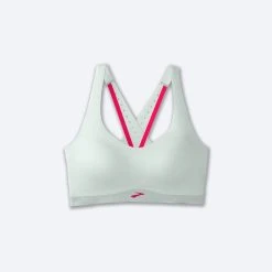 Brooks Dare Strappy Run Bra 2.0 368 - Mint Mix/Hyper Pink