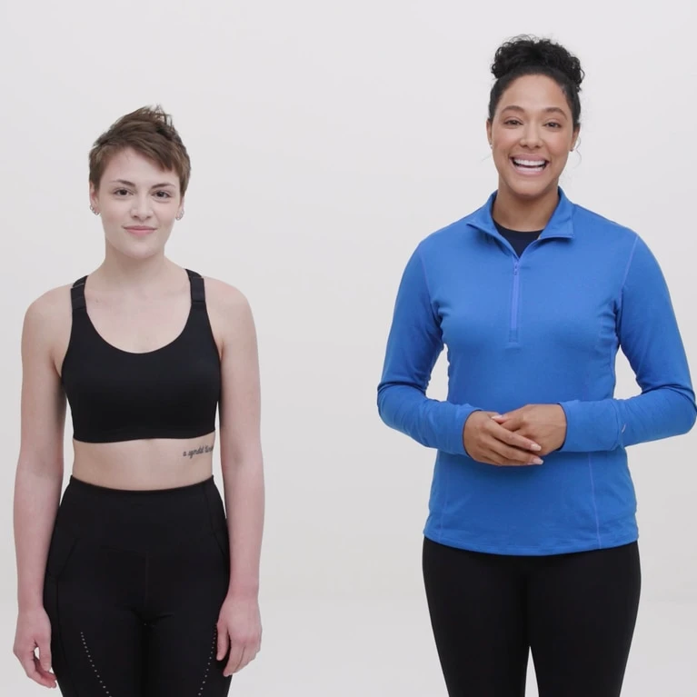 Brooks Dare Racerback Run Bra 2.0 464 - Lagoon Speckle Print - Image 6