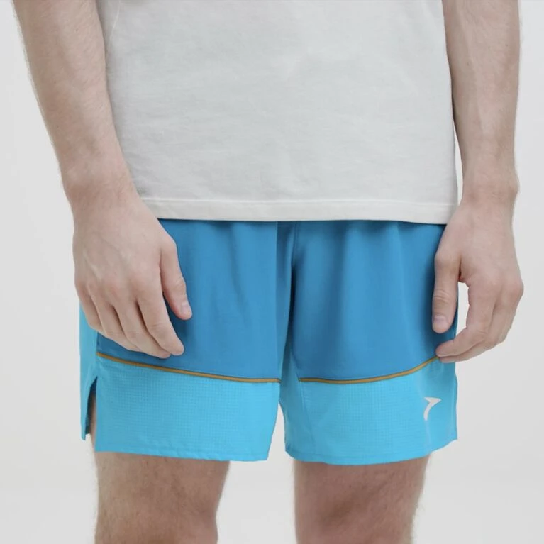 Brooks High Point 7" 2-in-1 Short 431 - Hyper Blue/Mist/Pacific - Image 7